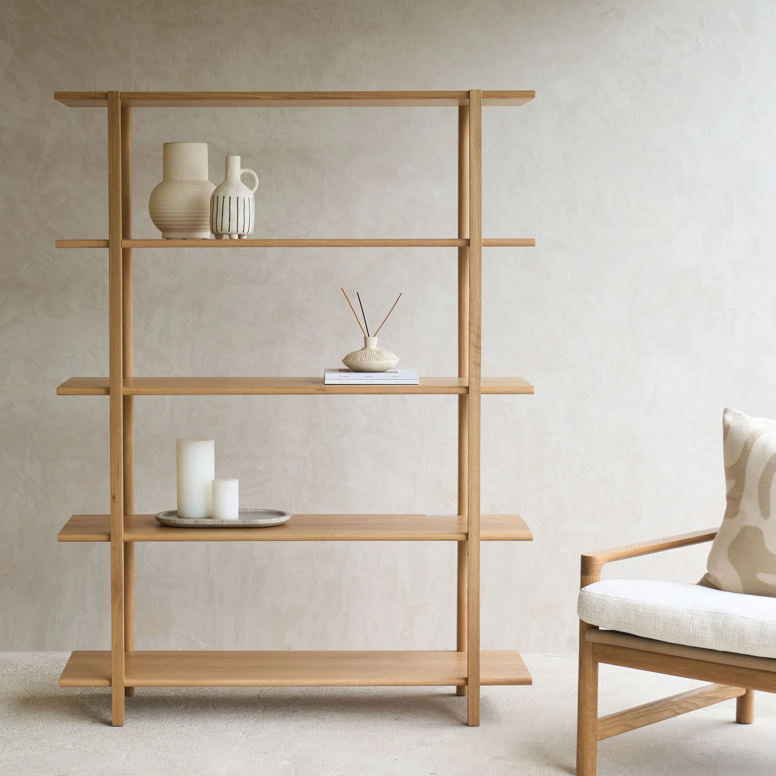 Farnsworth Rack | Oak (160cm) - Image 5