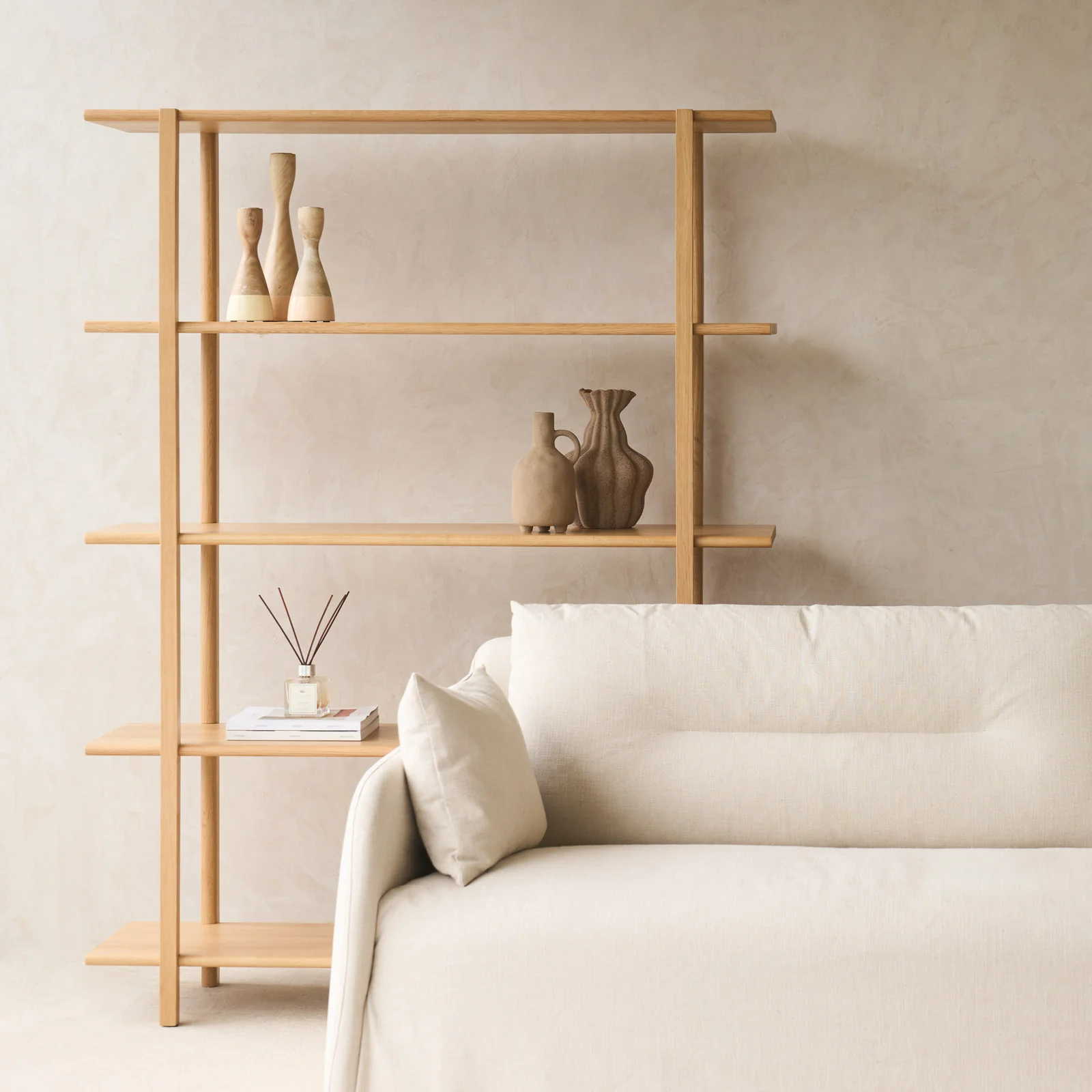 Farnsworth Rack | Oak (160cm) - Image 6