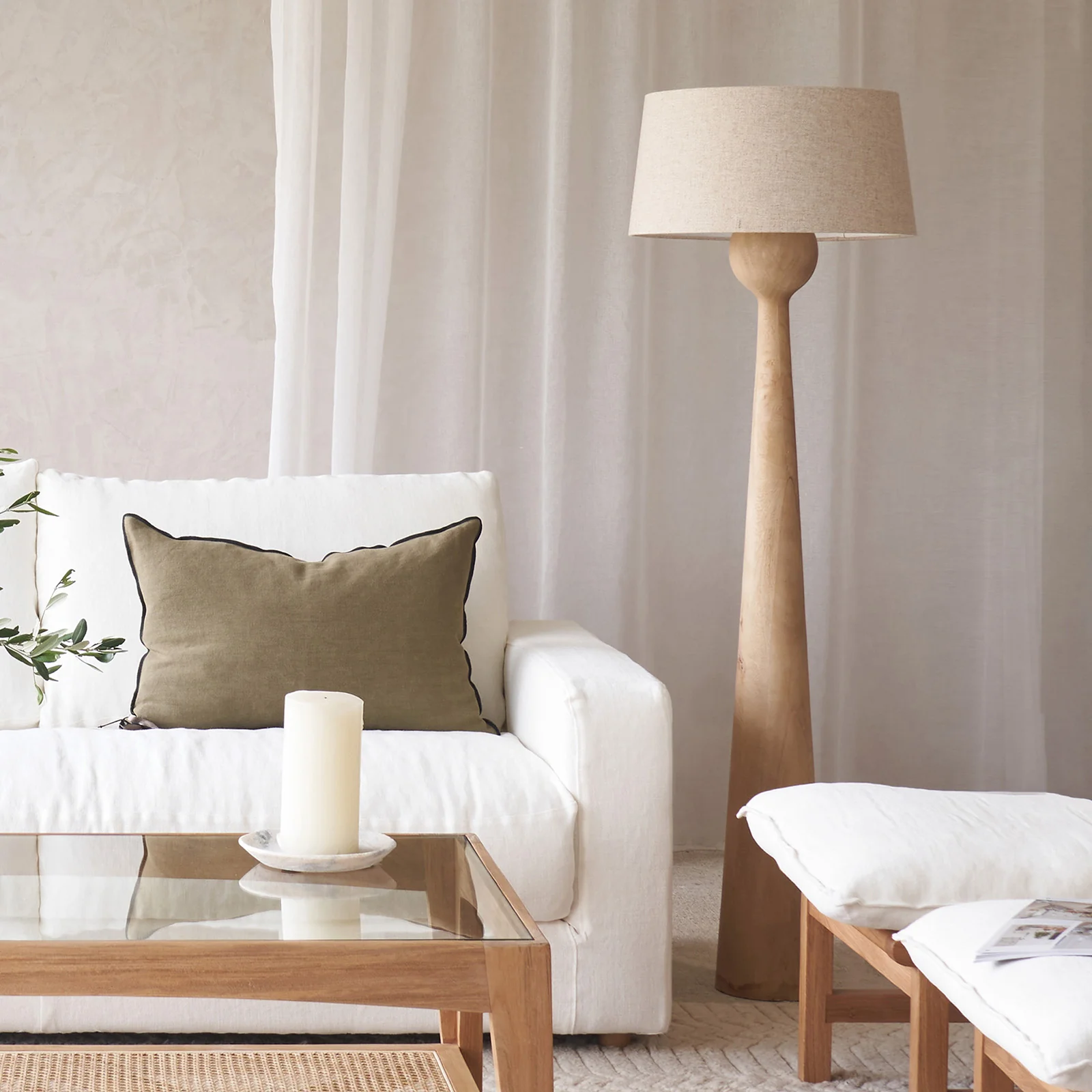 Festina Floor Lamp | Natural - Image 5