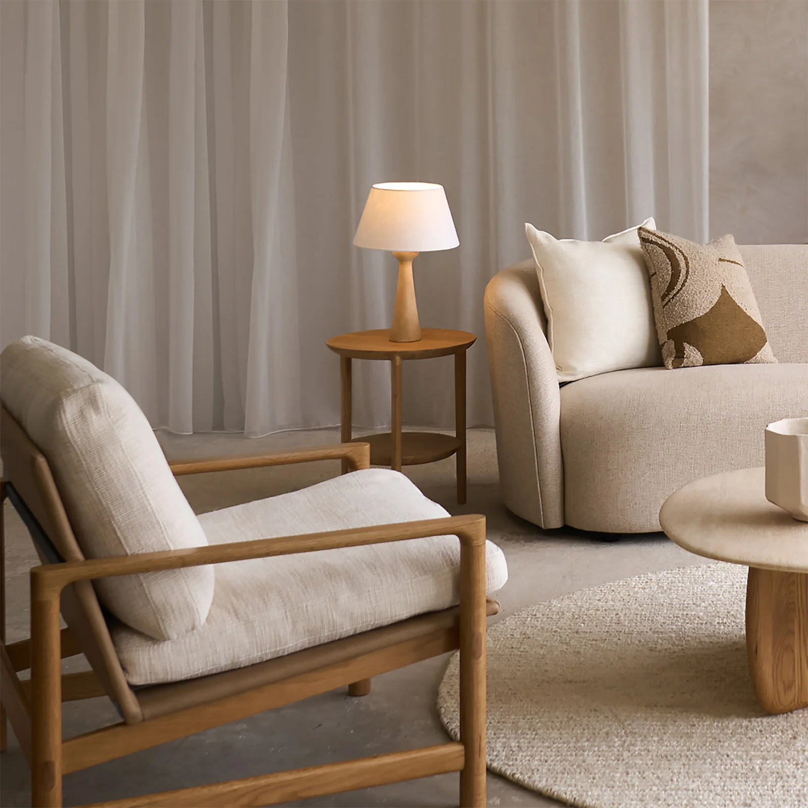 Festina Table Lamp | Natural (38cm) - Image 4