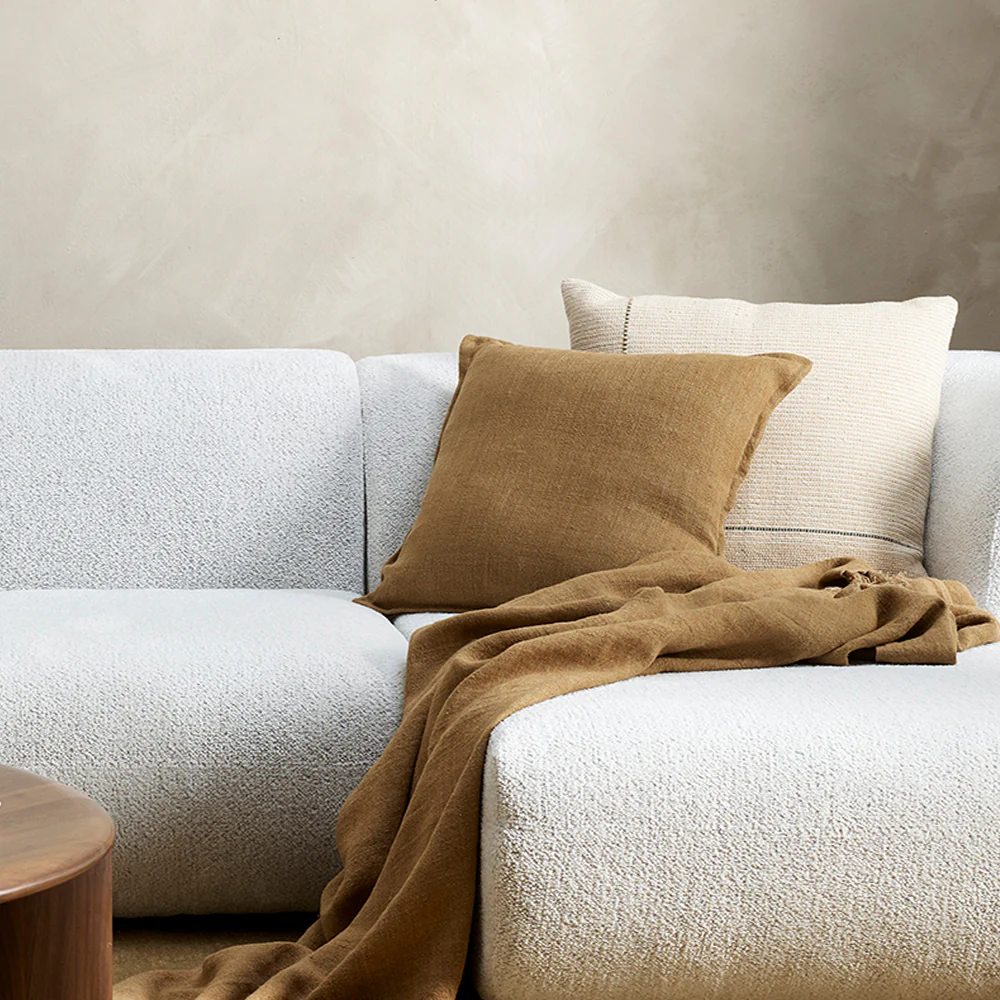 Flaxmill Cushion | Fenugreek (50 x 50cm) - Image 4