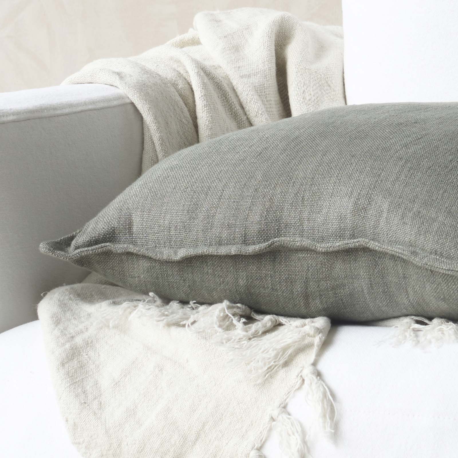 Flaxmill Cushion | Sage (50 x 50cm) - Image 3