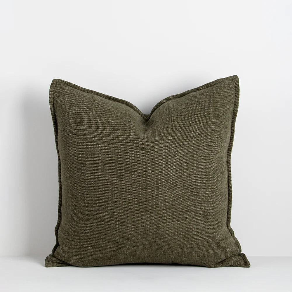 Flaxmill Cushion | Winter Moss (50 x 50cm) - Image 2