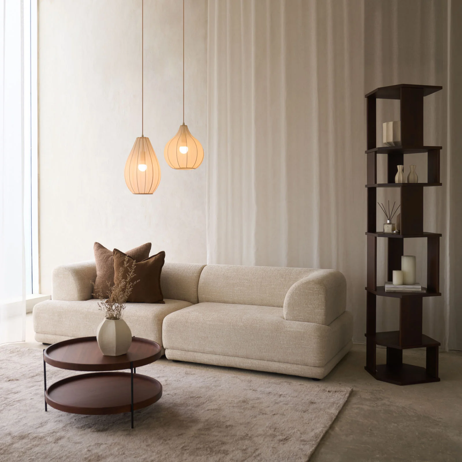 Folio Modular Sofa | 3 Seater - Birch (260cm) - Image 10