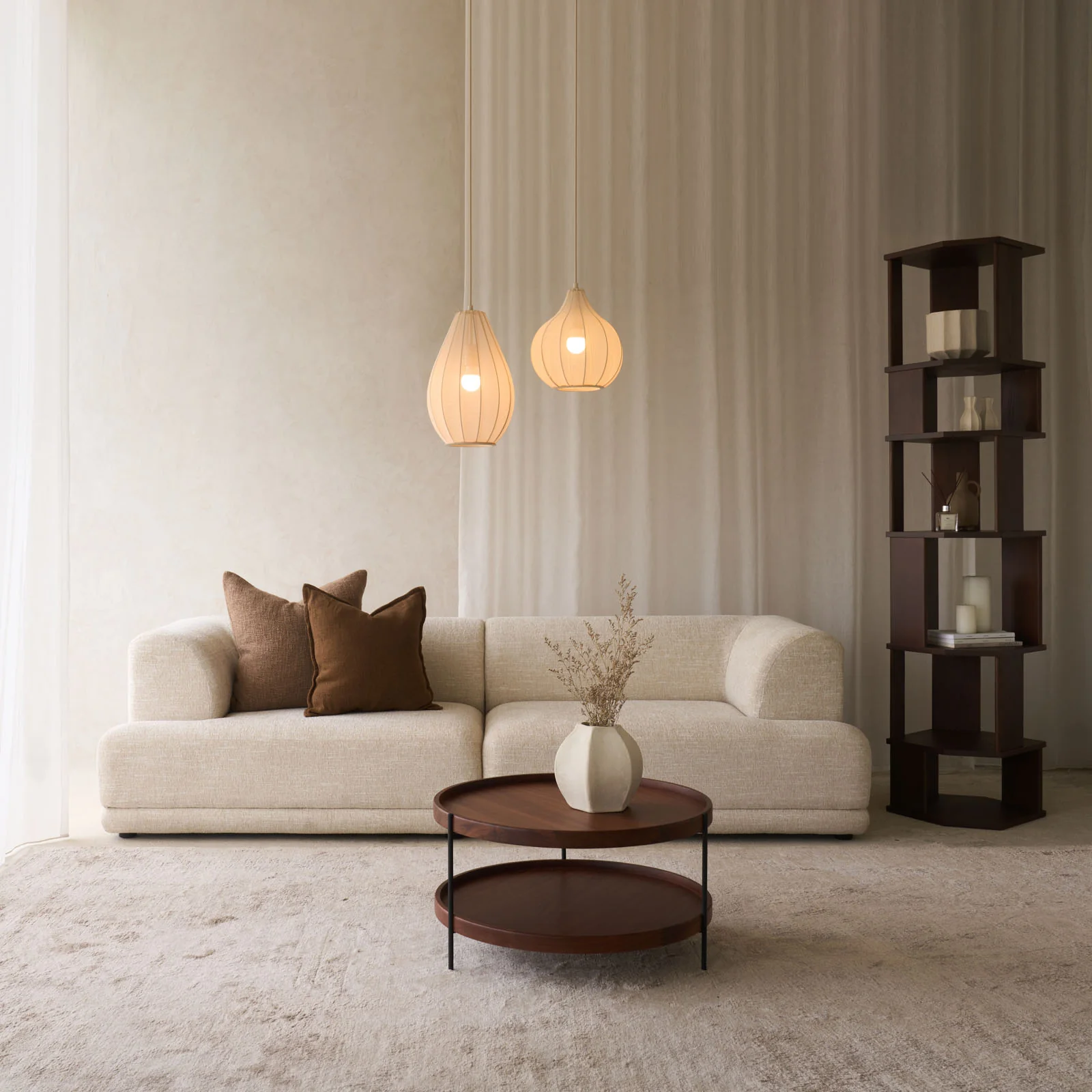 Folio Modular Sofa | 3 Seater - Birch (260cm) - Image 9