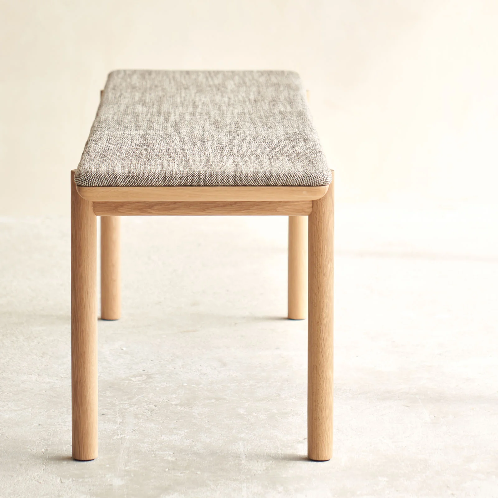Folk Bench | Bespoke Fabric & Leather - Image 3
