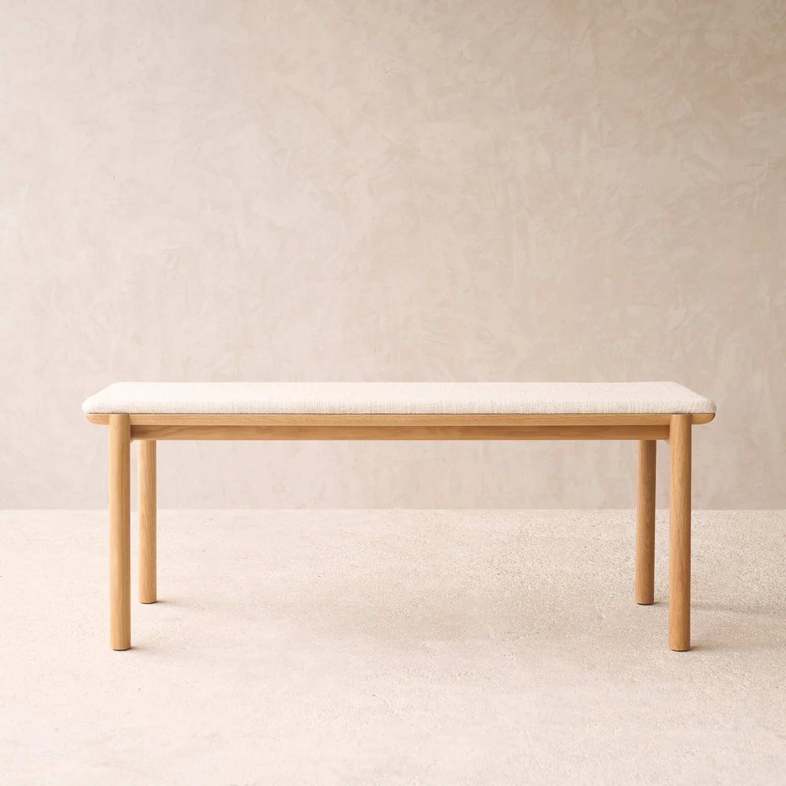 Folk Bench | Bespoke Fabric & Leather - Image 6