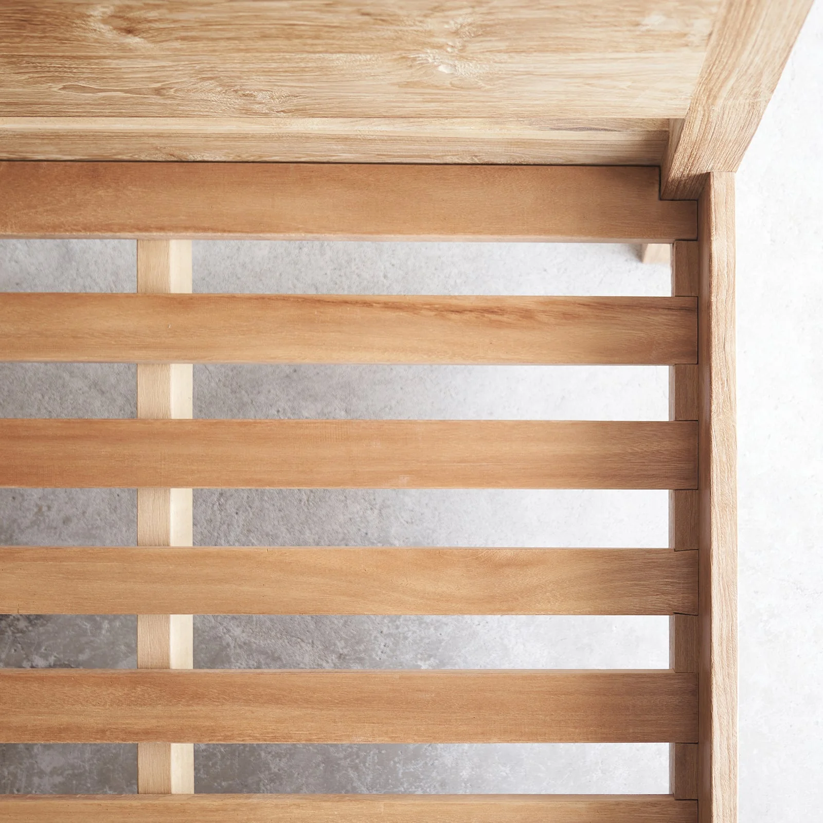 Four Poster Bed Frame | Teak - Natural - Image 4