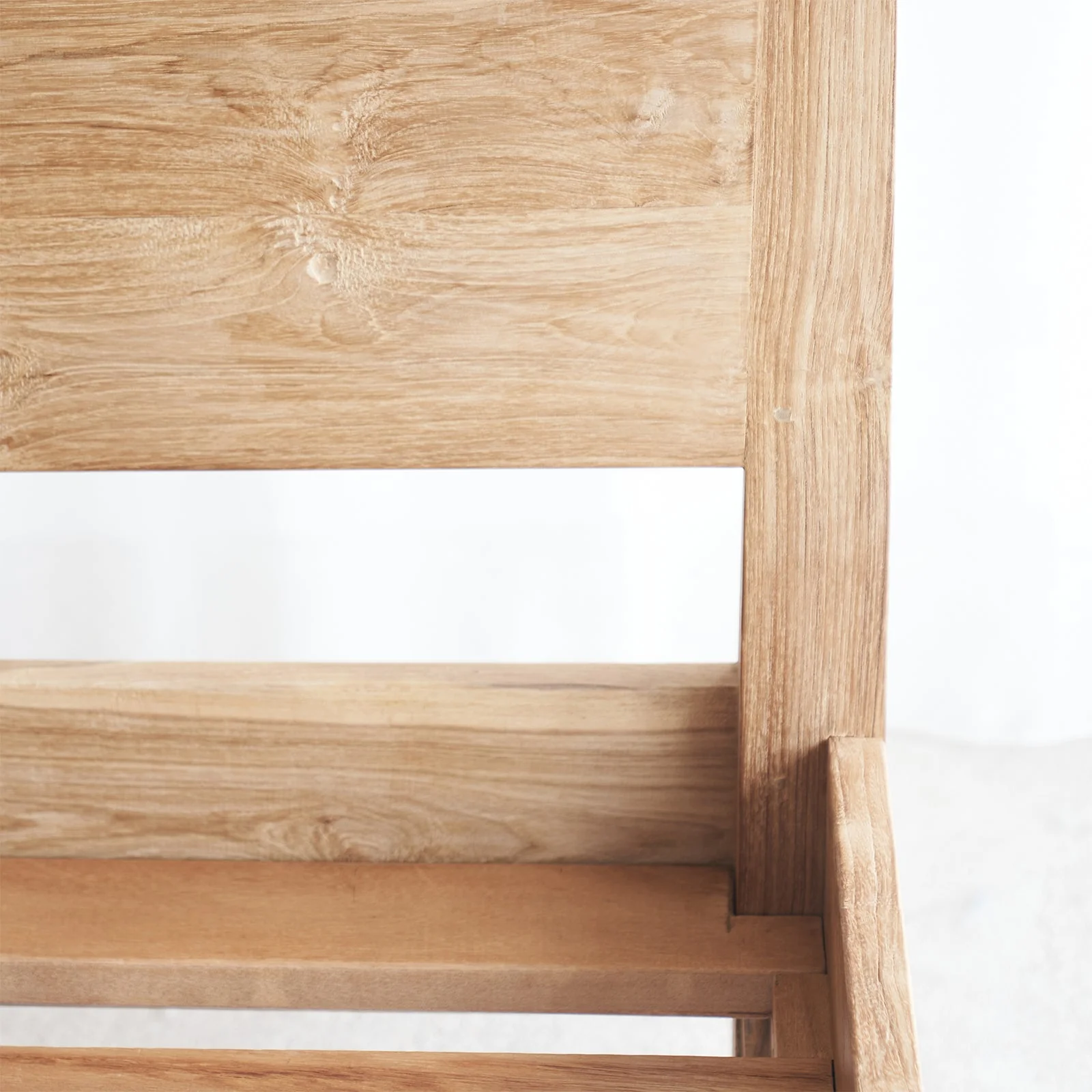 Four Poster Bed Frame | Teak - Natural - Image 6