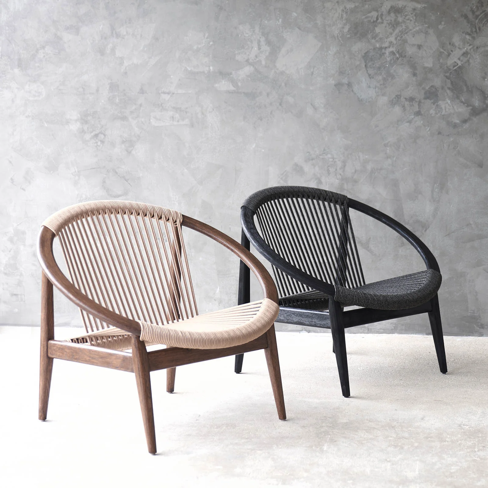Frida Outdoor Lounge Chair | Black - Image 4