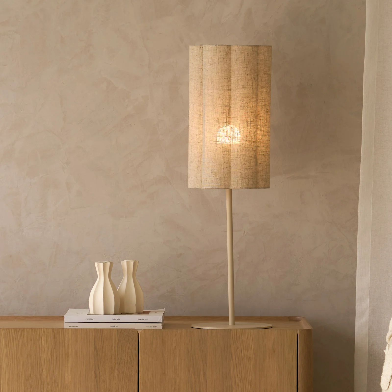 Fringe Table Lamp | Cream - Image 3