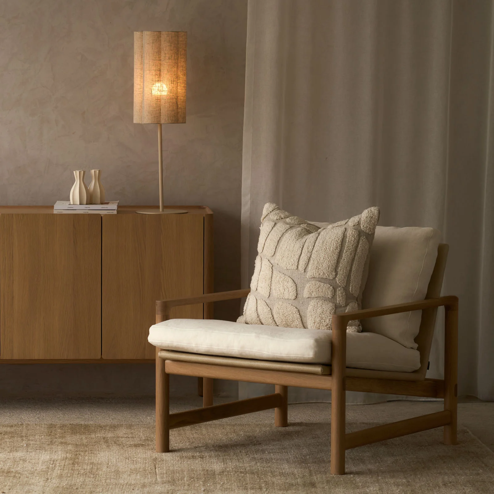 Fringe Table Lamp | Cream - Image 4