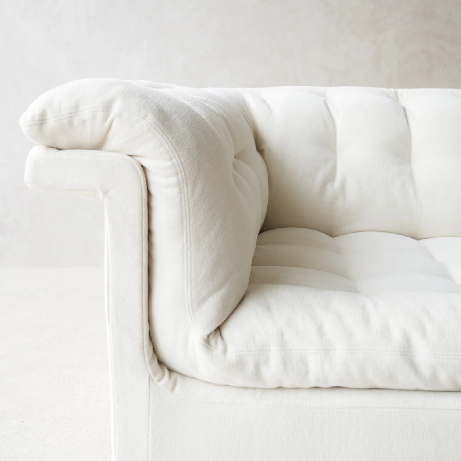 Furrow Modular Fabric Sofa | Blanc (226cm) - Image 4