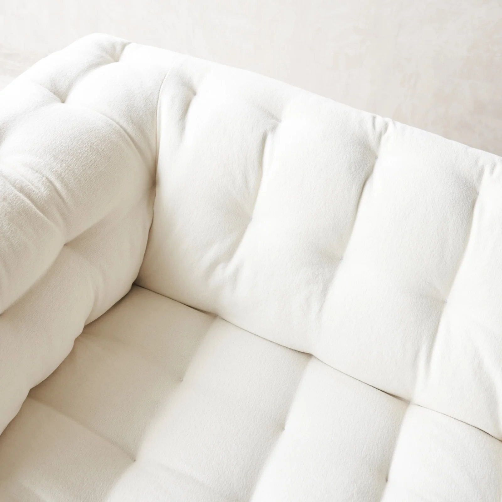 Furrow Modular Fabric Sofa | Blanc (226cm) - Image 5