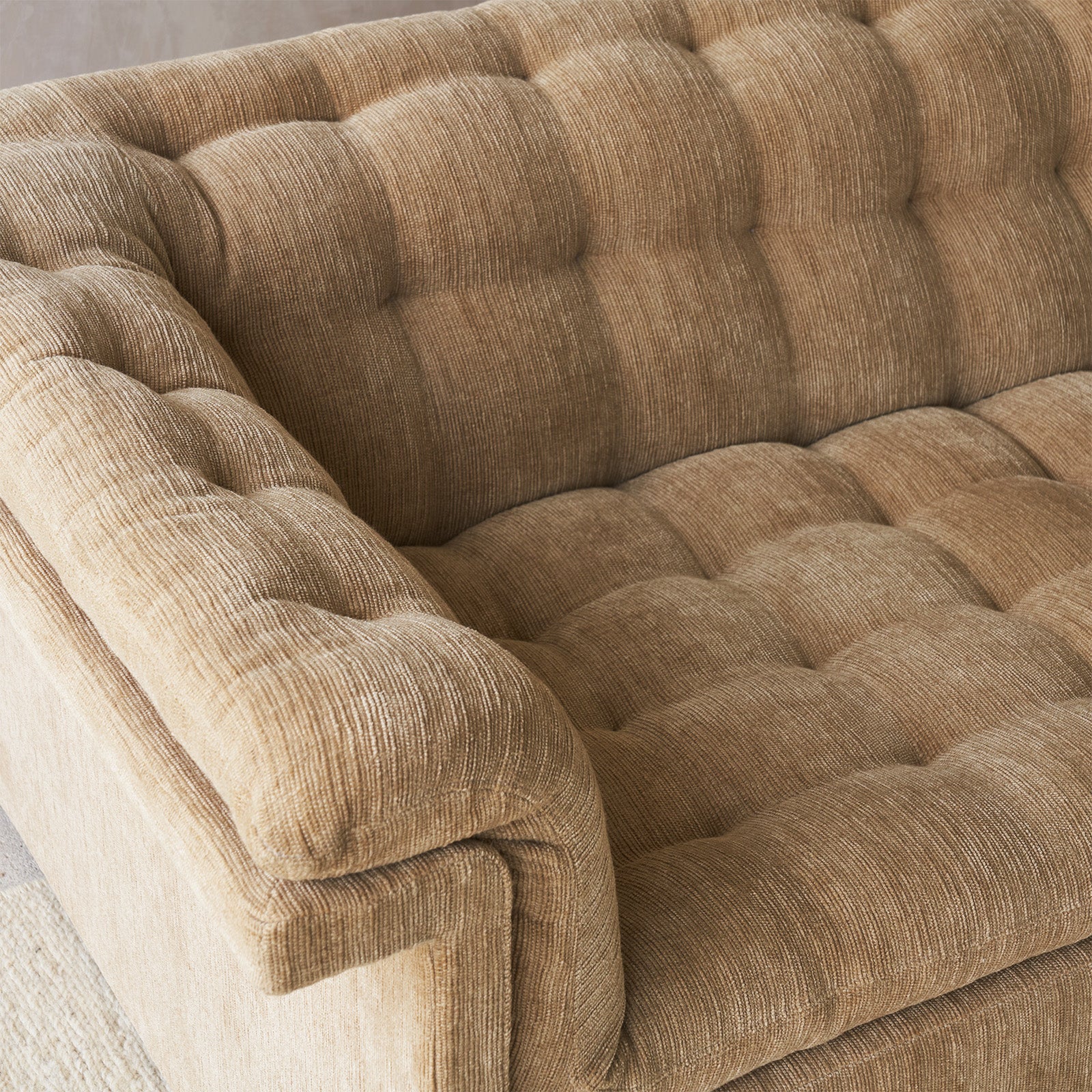 Furrow Full Modular Sofa | Toffee (318cm) - Image 4