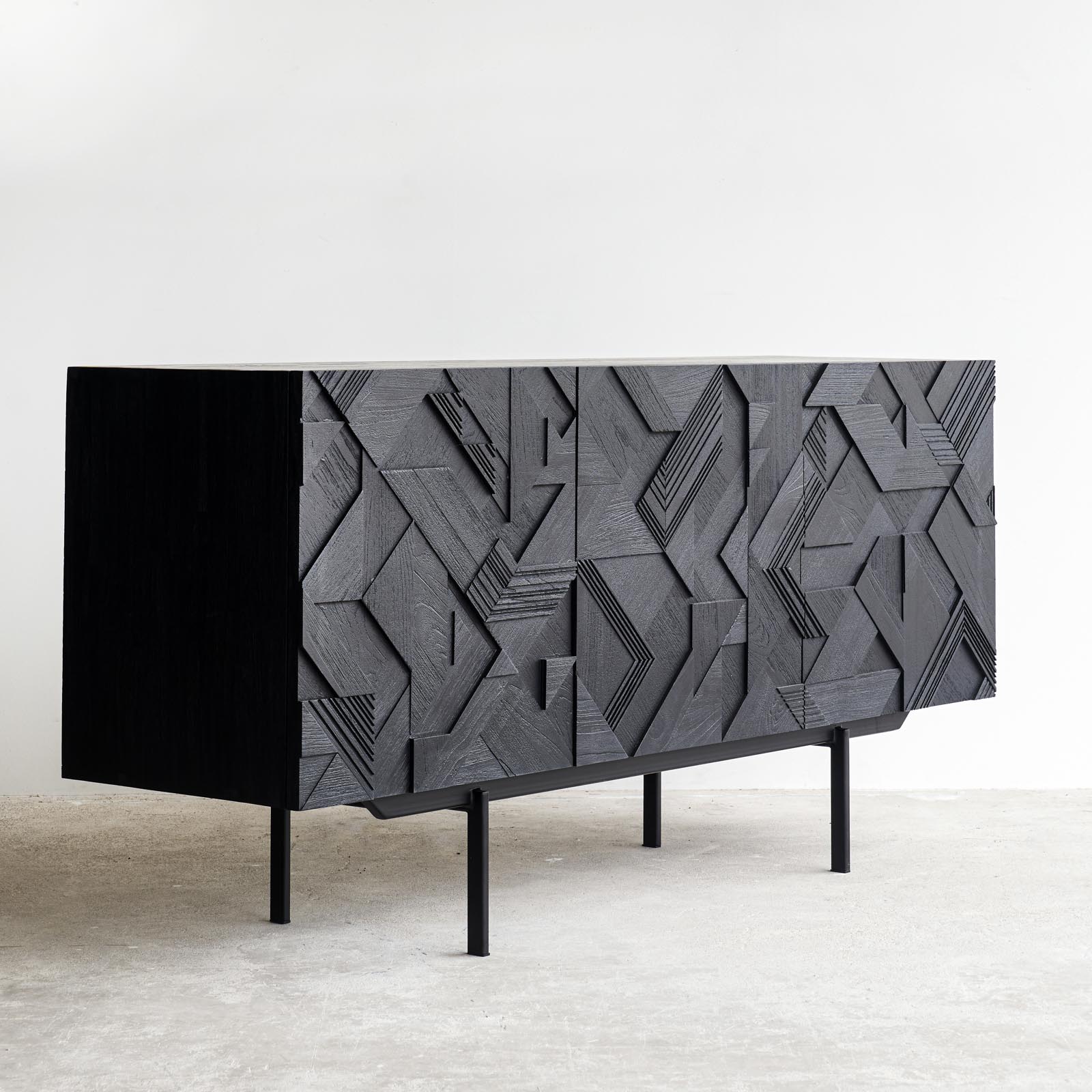 Graphic Sideboard | Teak (168cm) - Image 3