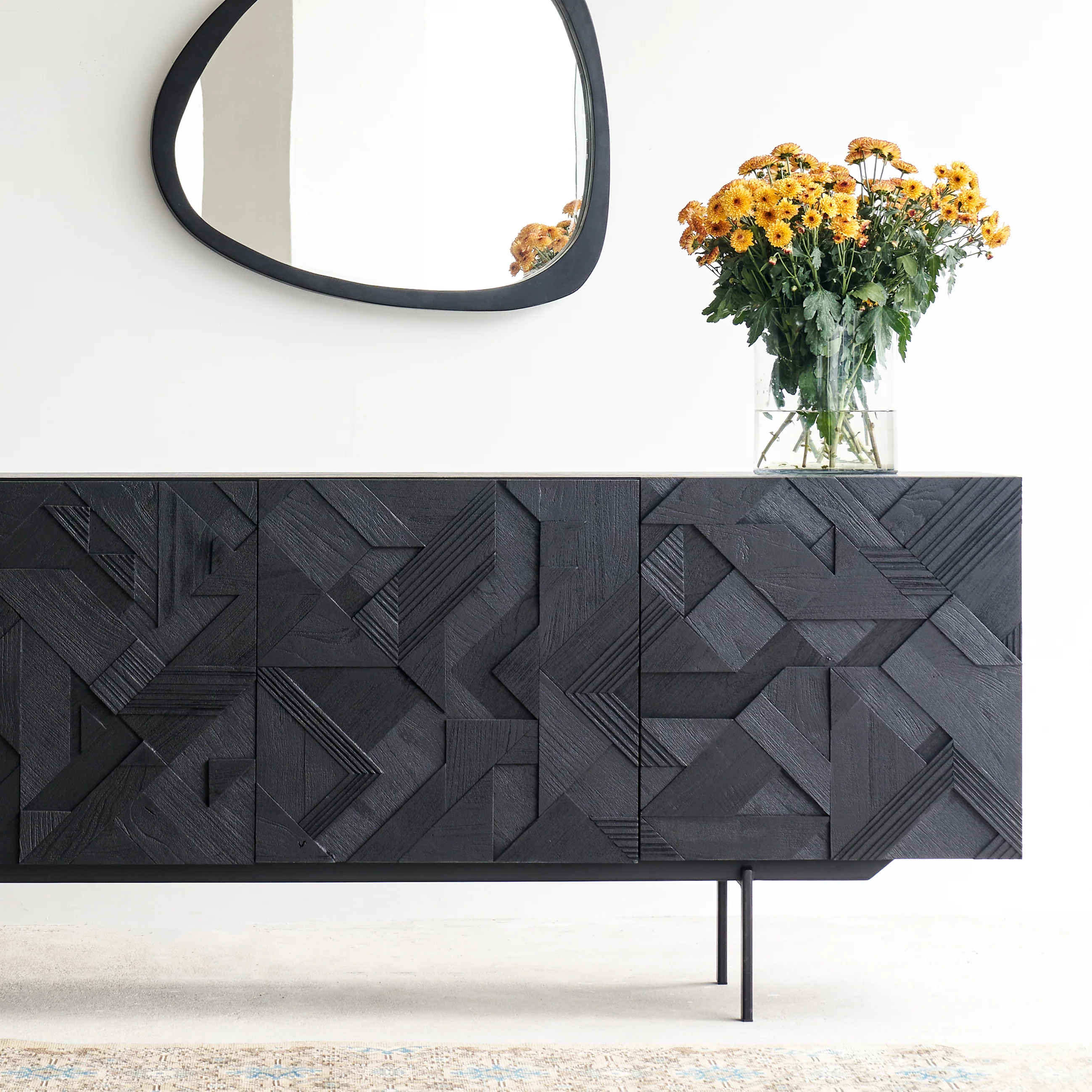 Graphic Sideboard | Teak (224cm) - Image 3