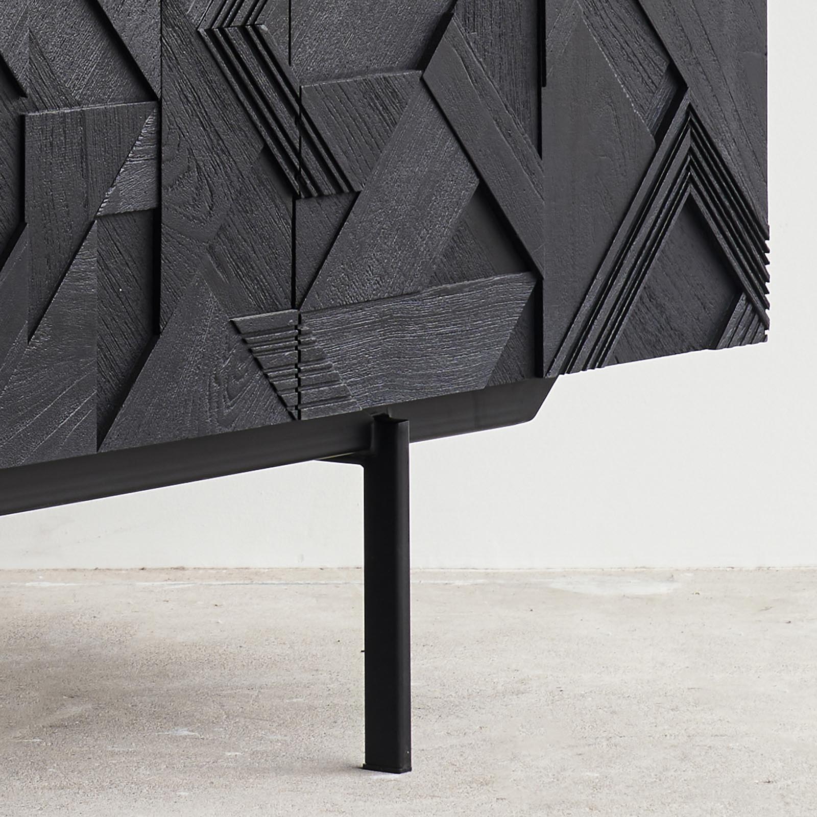 Graphic Sideboard | Teak (224cm) - Image 4