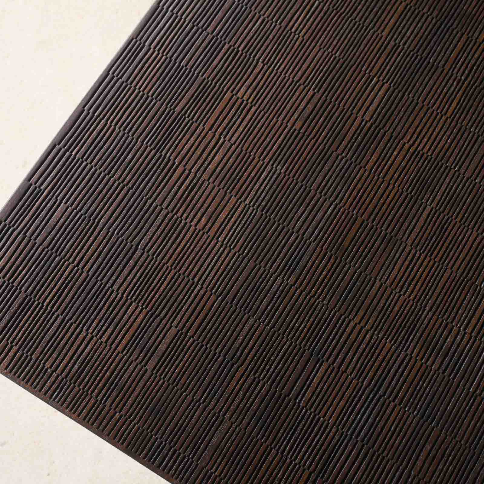 Grooves Coffee Table | Teak (135cm) - Image 8