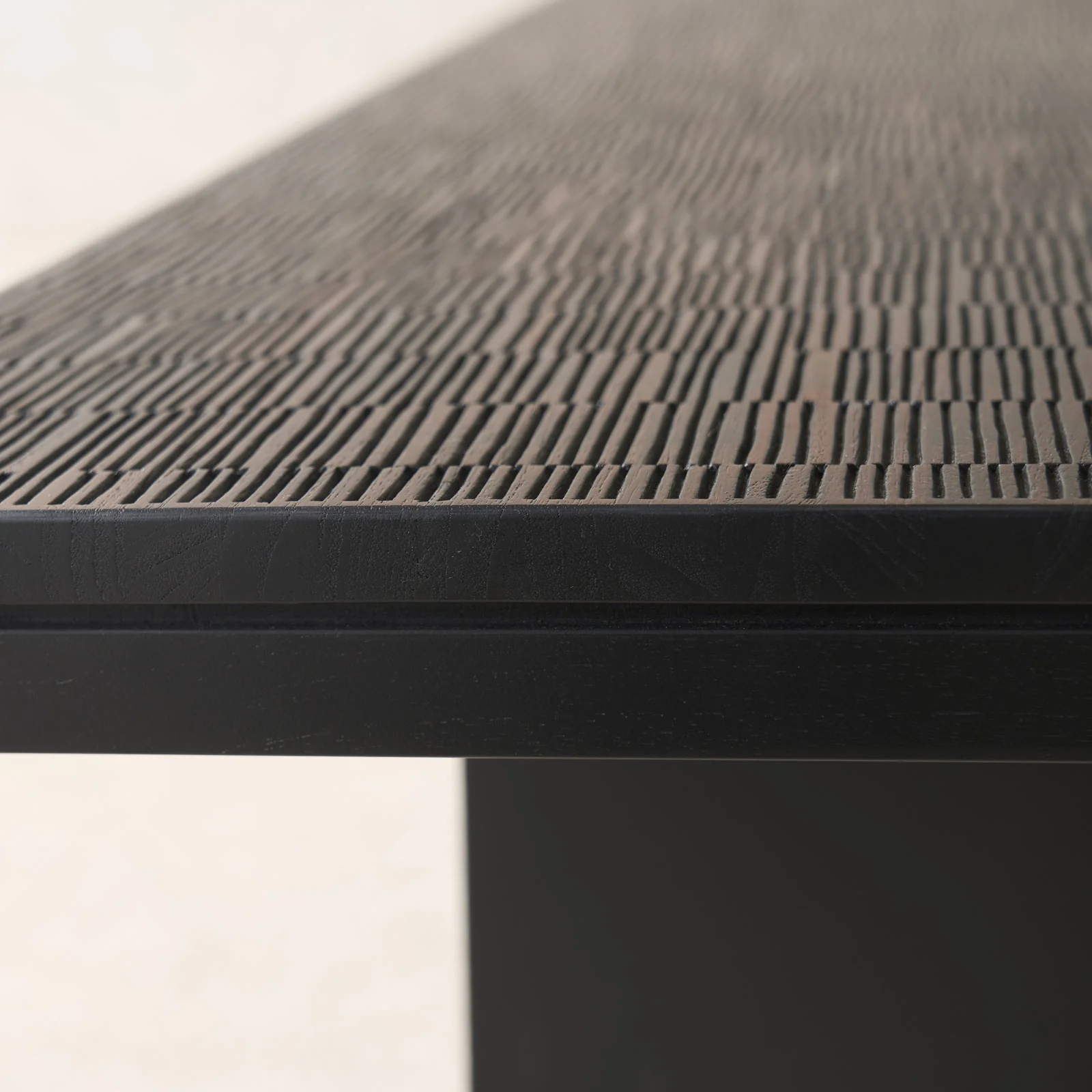 Grooves Coffee Table | Teak (135cm) - Image 9