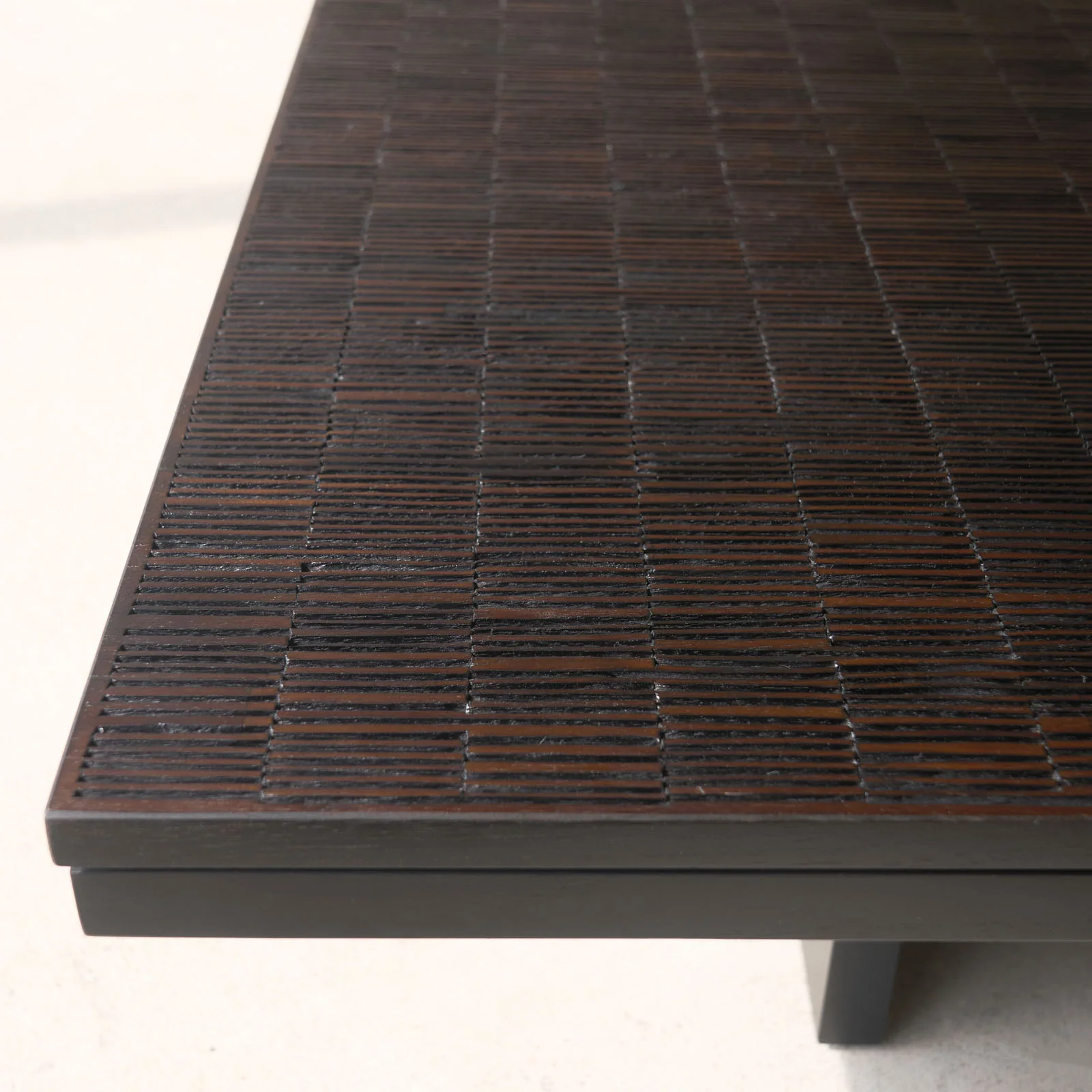 Grooves Coffee Table | Teak (140cm) - Image 7