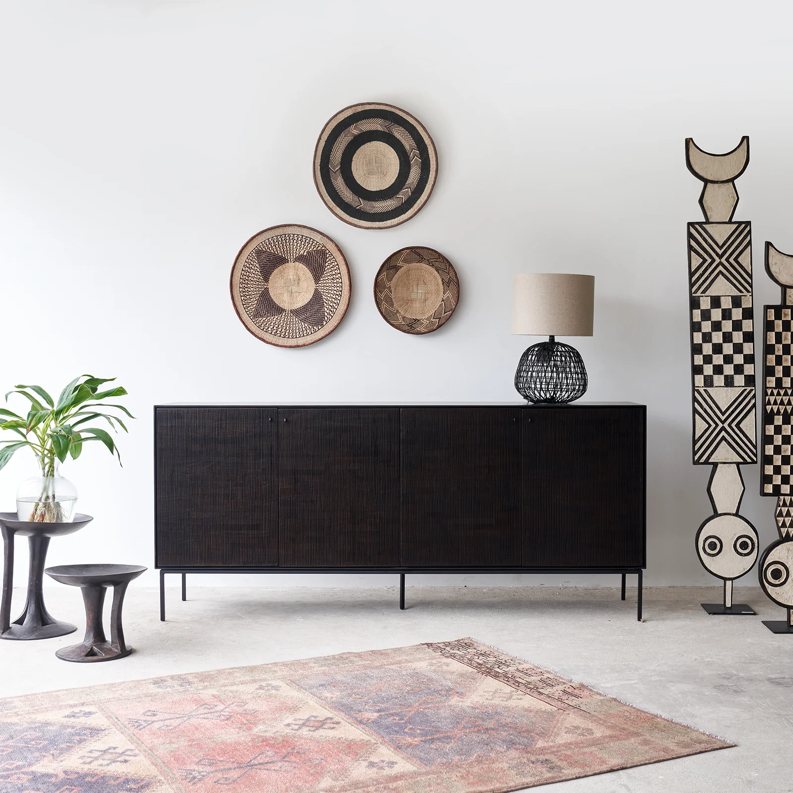 Grooves Sideboard | Teak (202cm) - Image 3