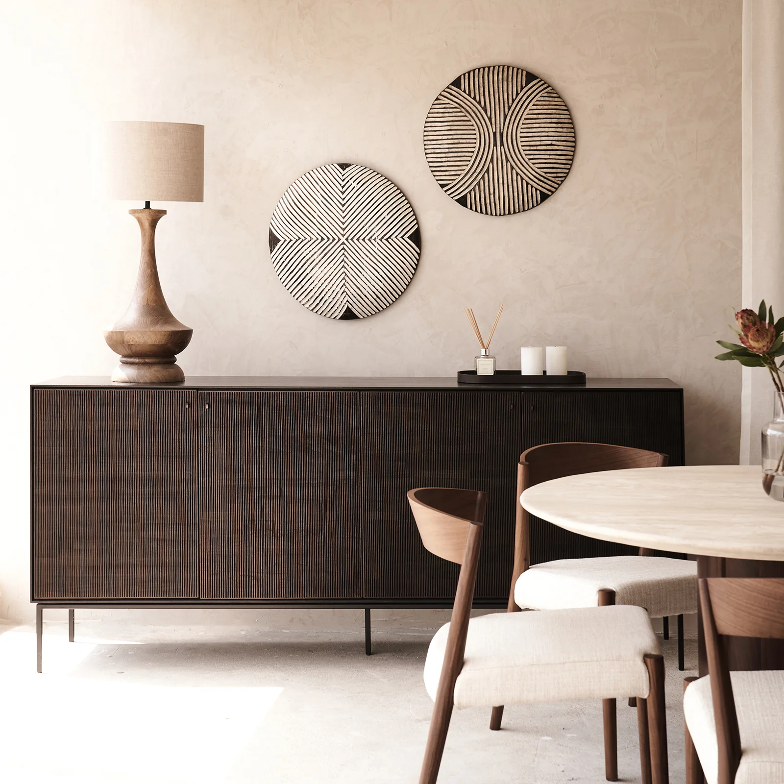 Grooves Sideboard | Teak (202cm) - Image 6