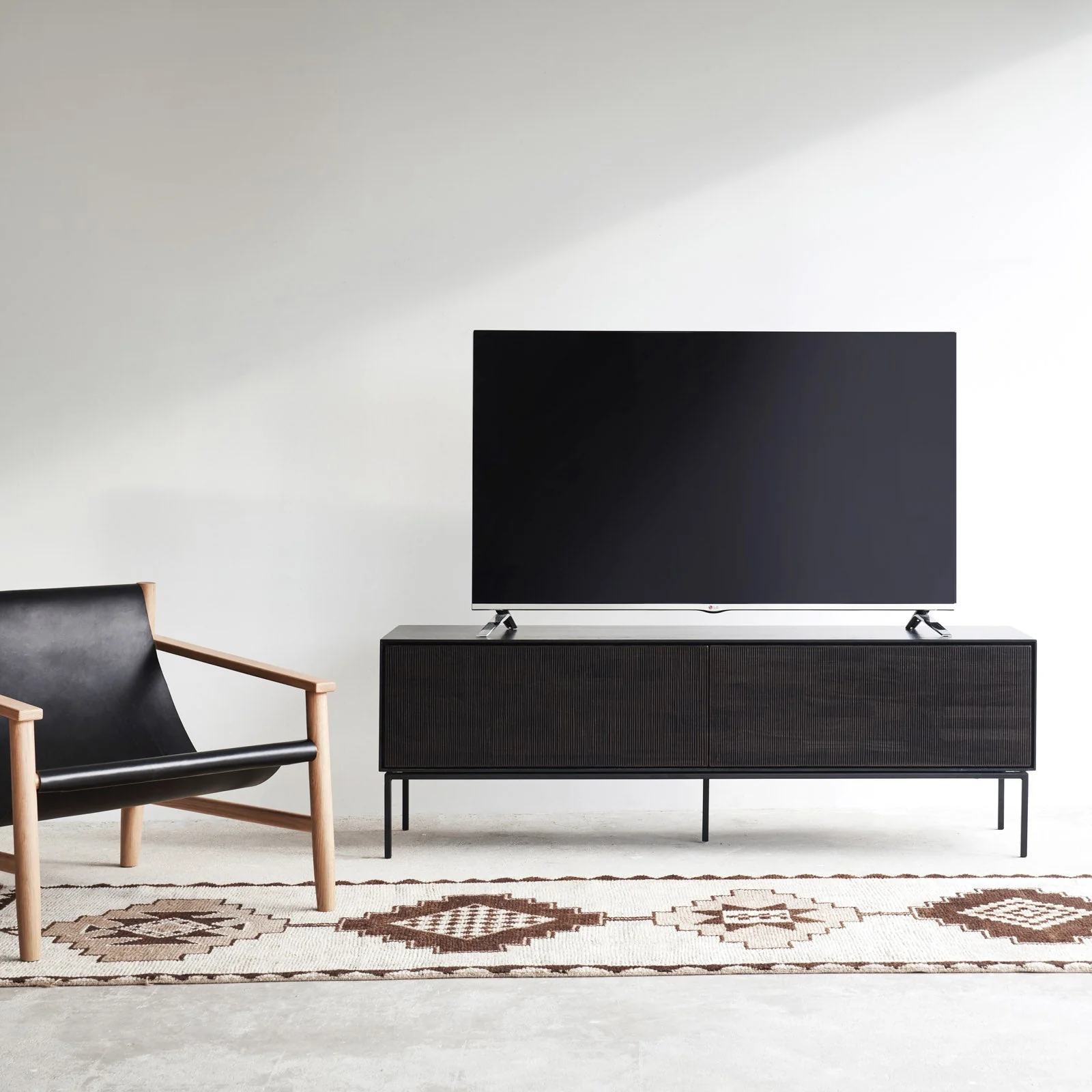 Grooves TV Console | Teak (162cm) - Image 5
