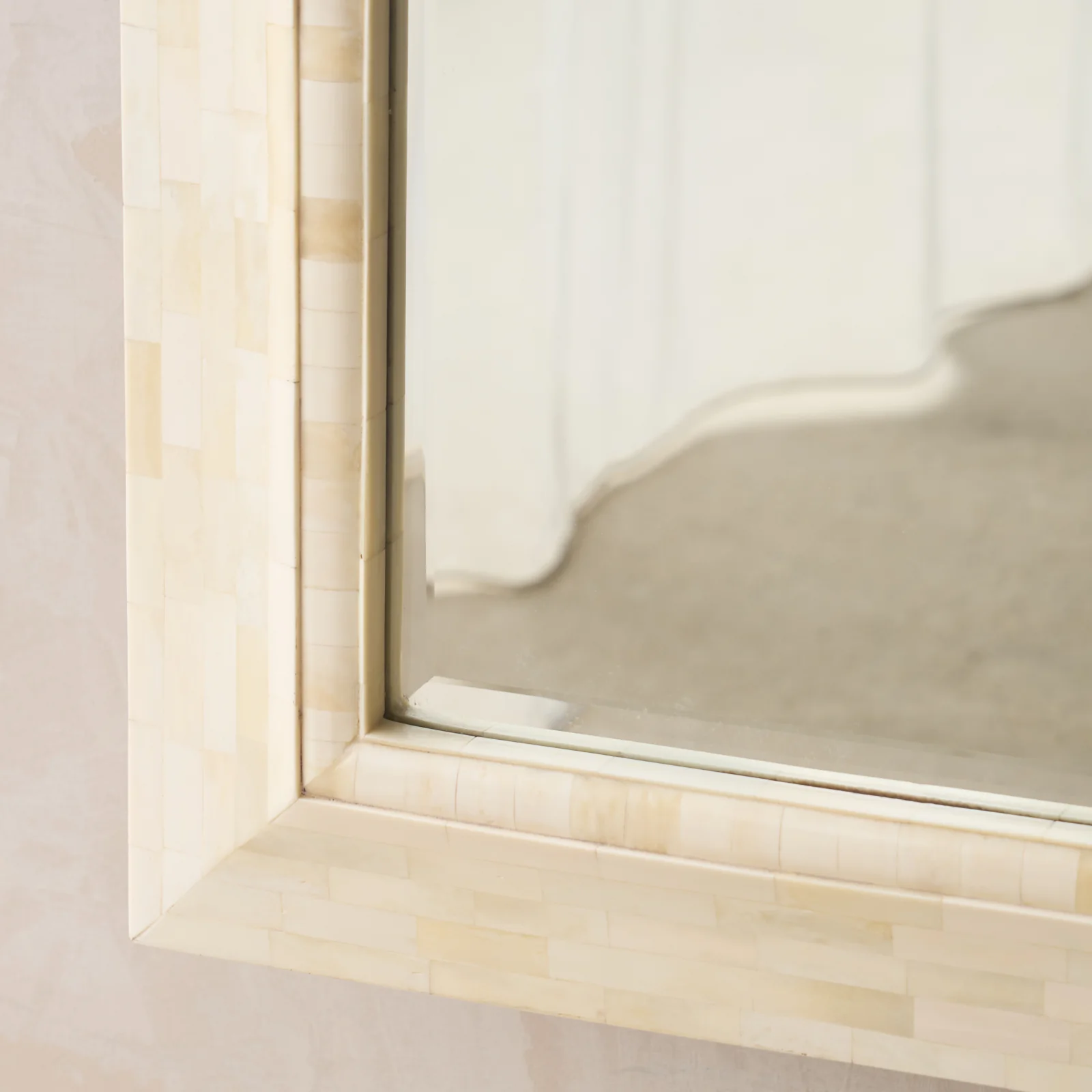 Handcrafted Bone Inlay Mirror | No. 1 - Image 2
