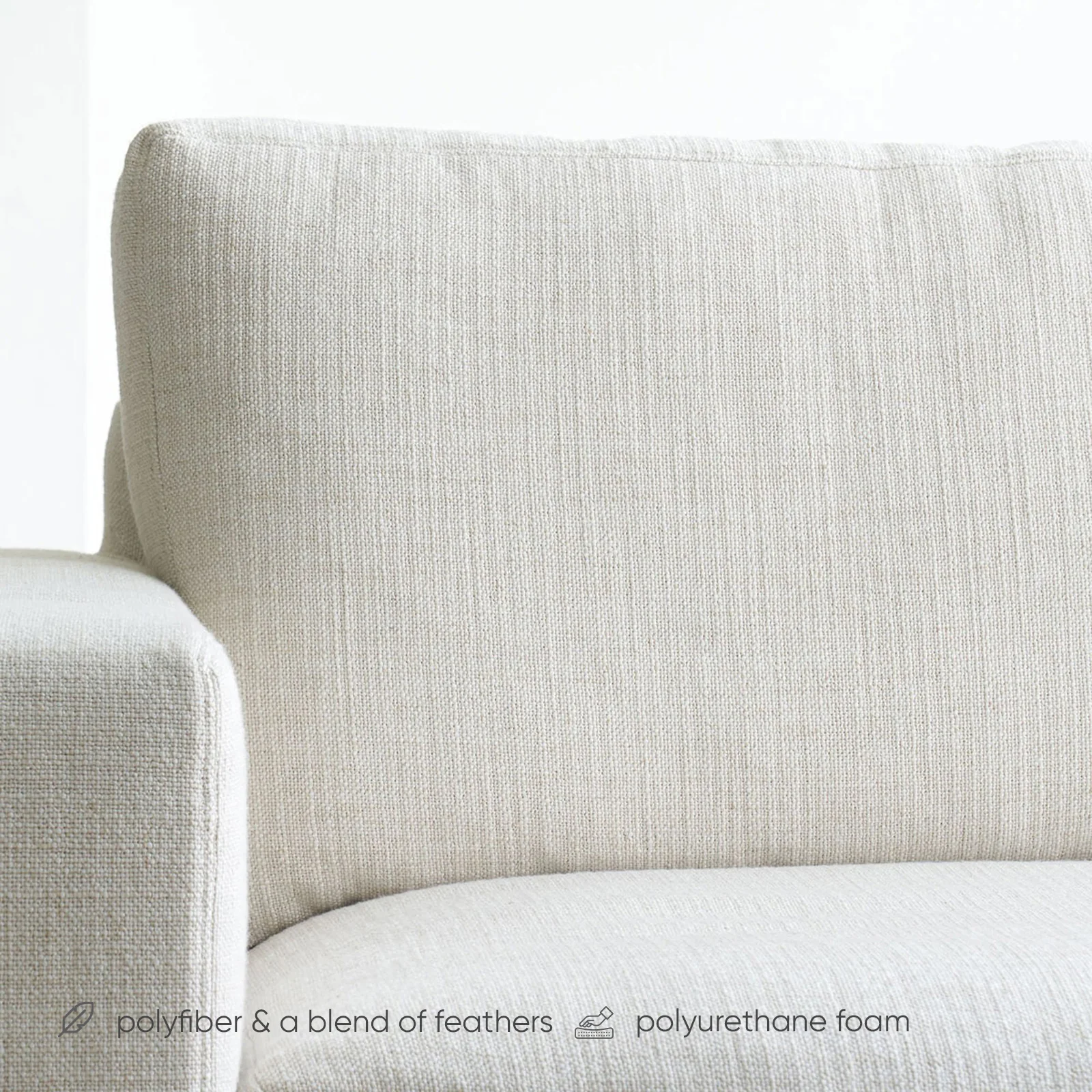 Hansen L Shape Sofa | Bespoke Fabric/Leather (299cm) - Image 11