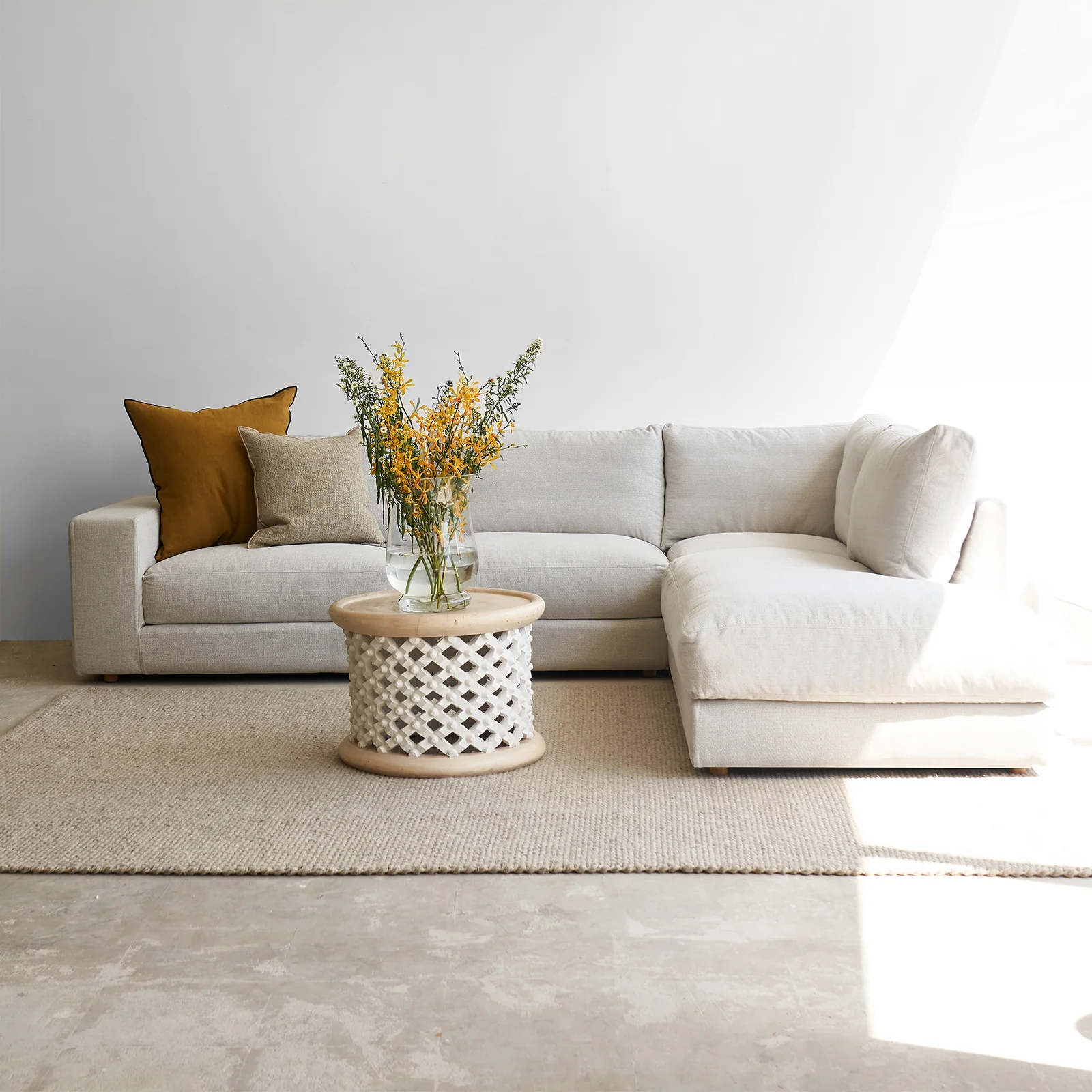 Hansen L Shape Sofa | Bespoke Fabric/Leather (299cm) - Image 14
