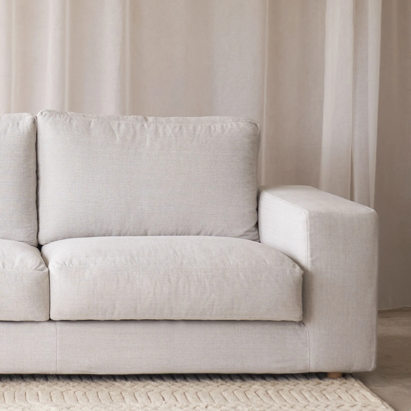 Hansen L Shape Fabric Sofa | Bespoke Fabric - Image 3