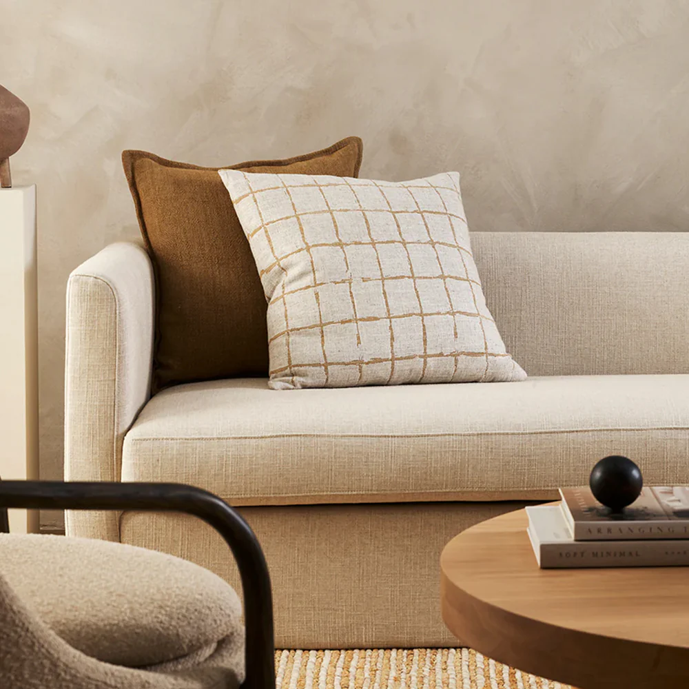 Harrison Cushion | Ochre (55 x 55cm) - Image 3