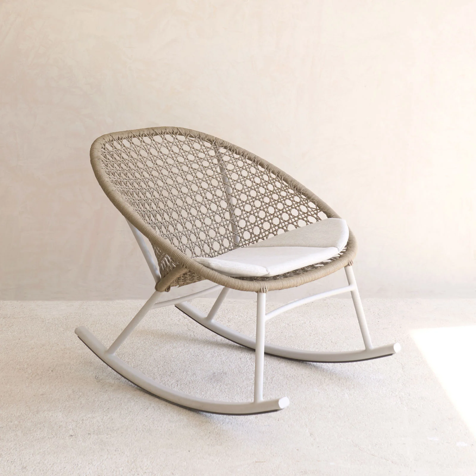 Helen Outdoor Rocking Chair | Camel (75cm) - Image 7