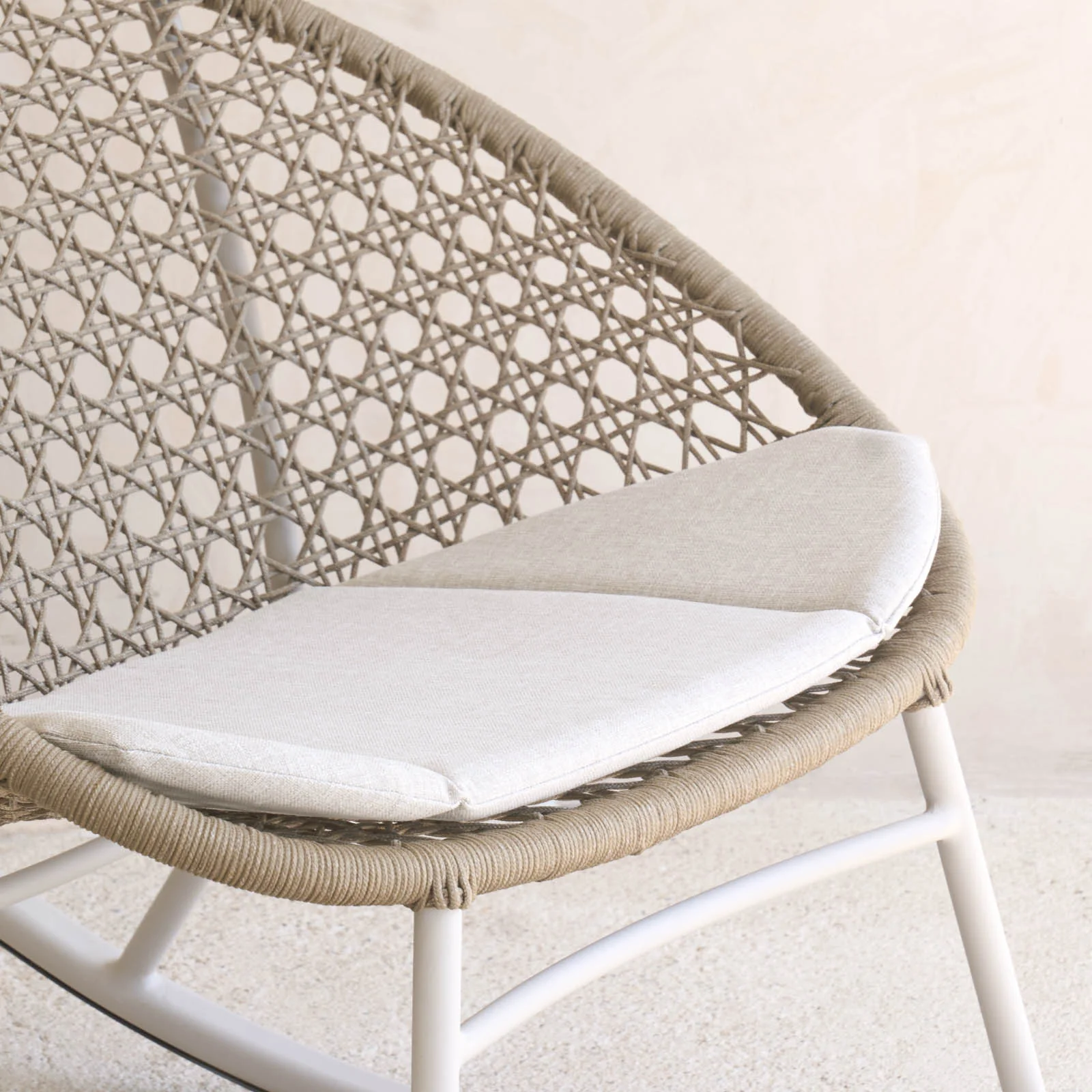 Helen Outdoor Rocking Chair | Camel (75cm) - Image 8