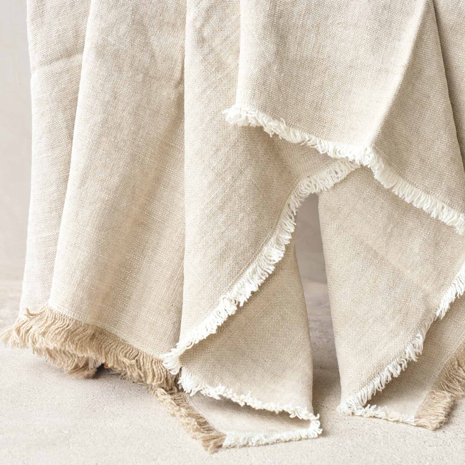 Hugo Throw Linen | Oatmeal - Image 4