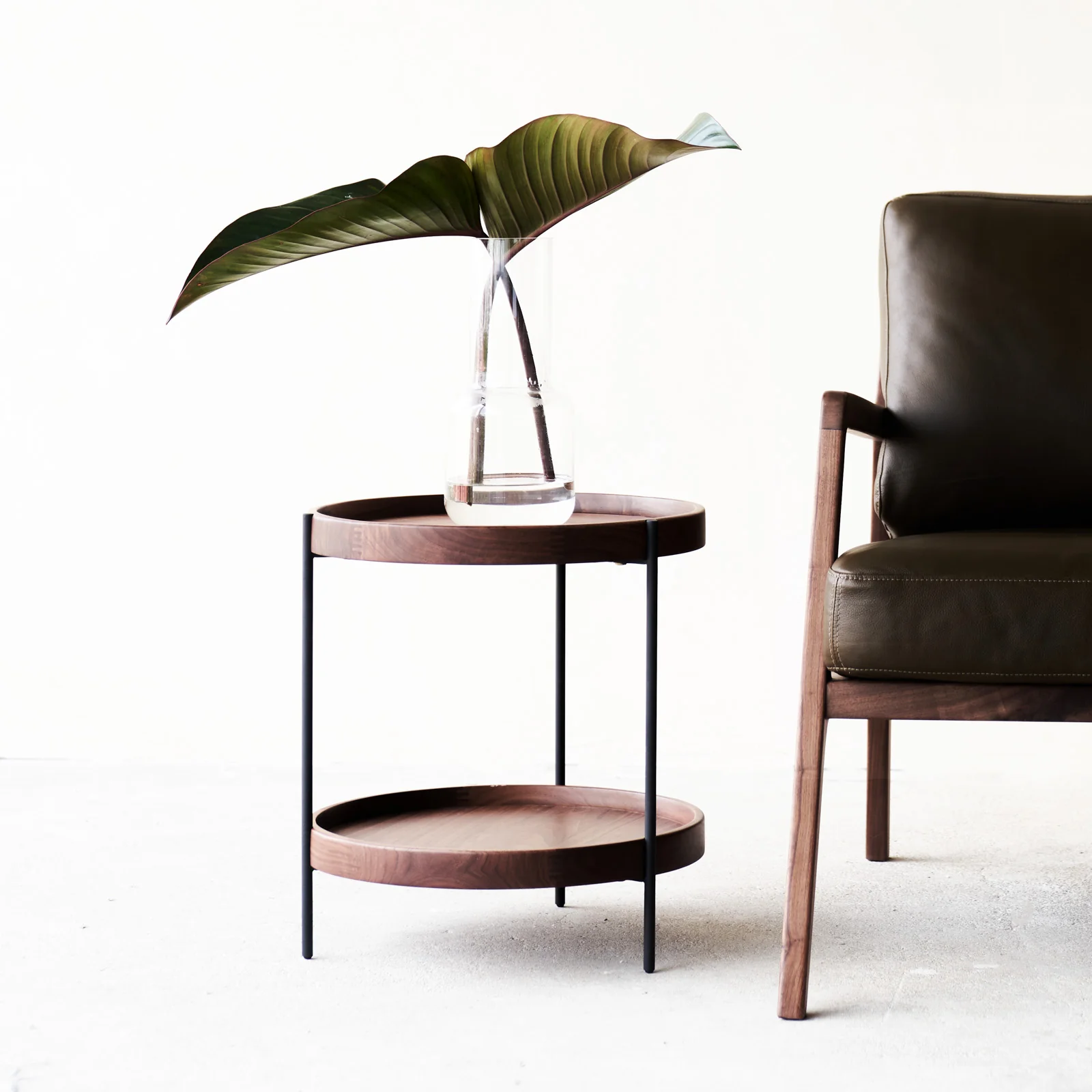 Humla Side Table | Walnut