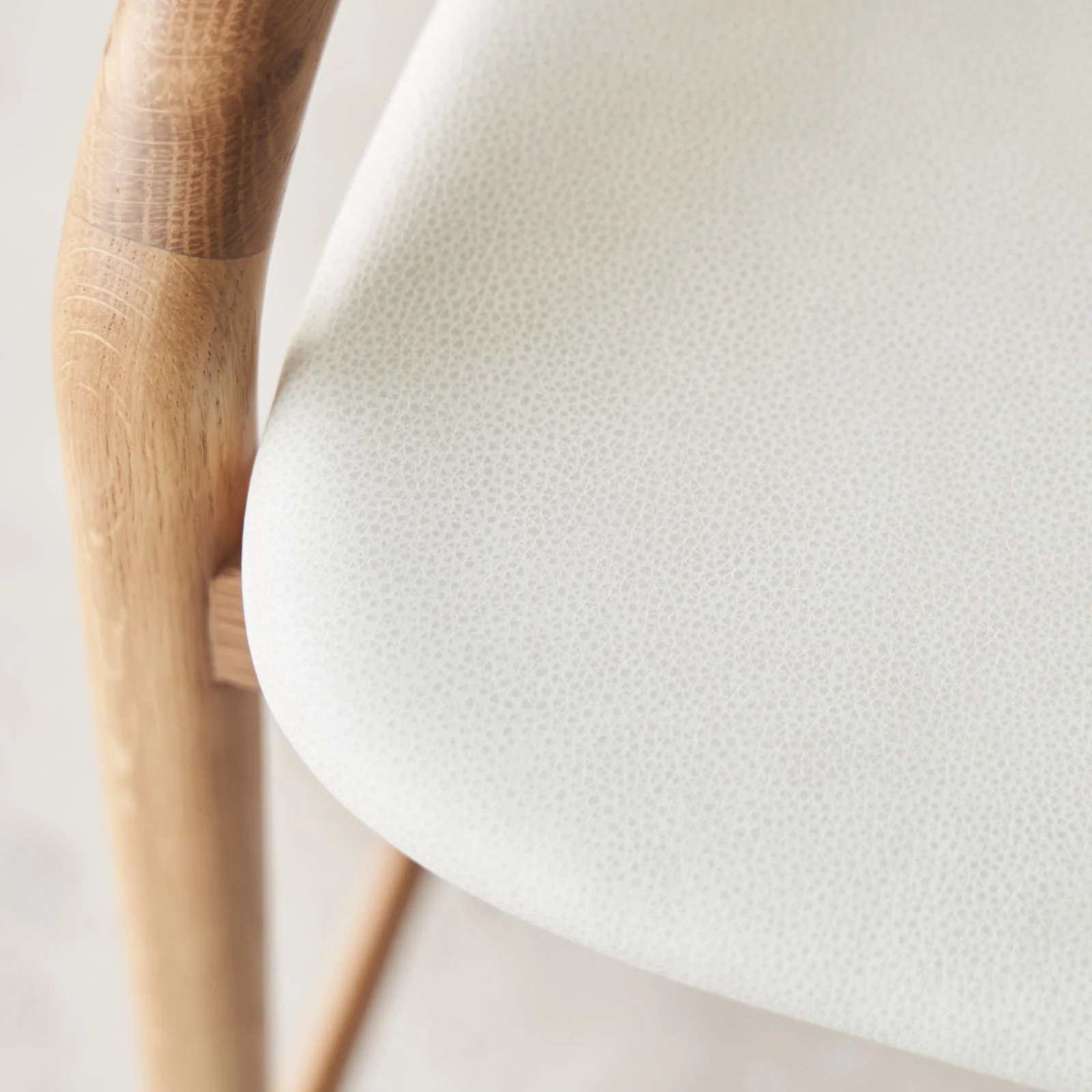Inlay Counter Stool | Oak Frame - Bespoke Leather - Image 5