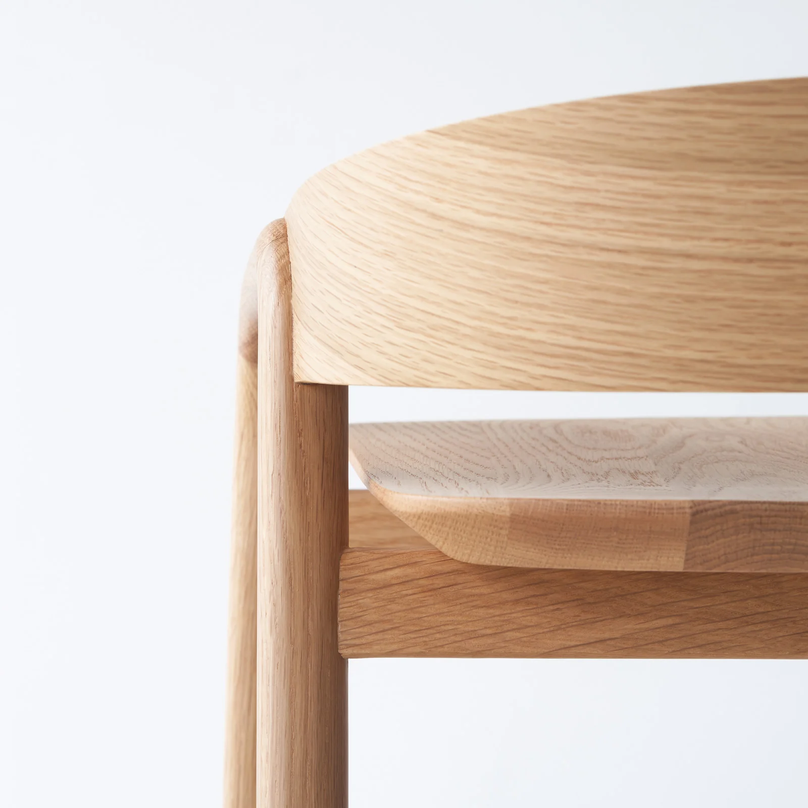 Inlay Counter Stool | Oak Frame - Natural - Image 6