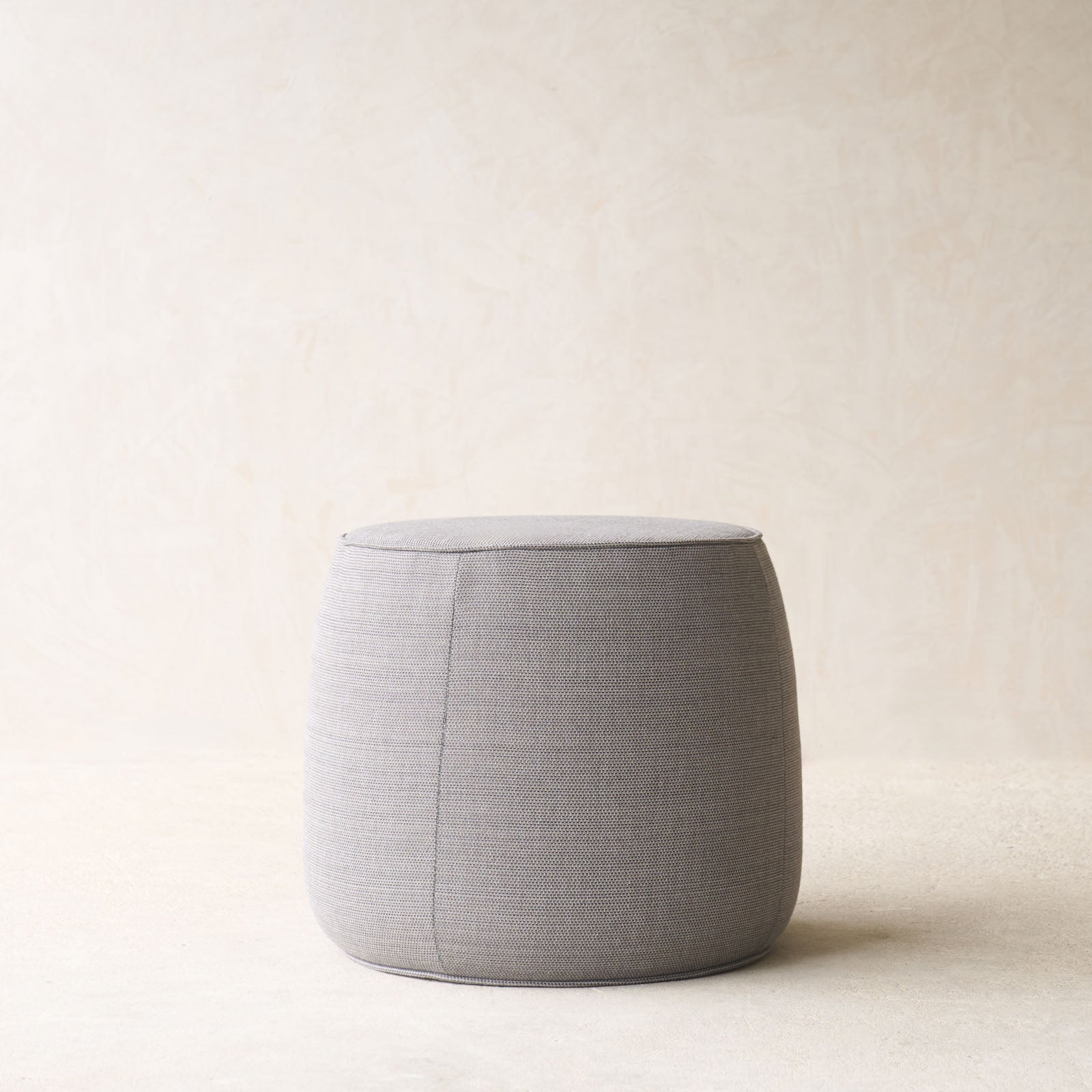 Irena Outdoor Pouf | Small - Charcoal (50cm) - Image 3