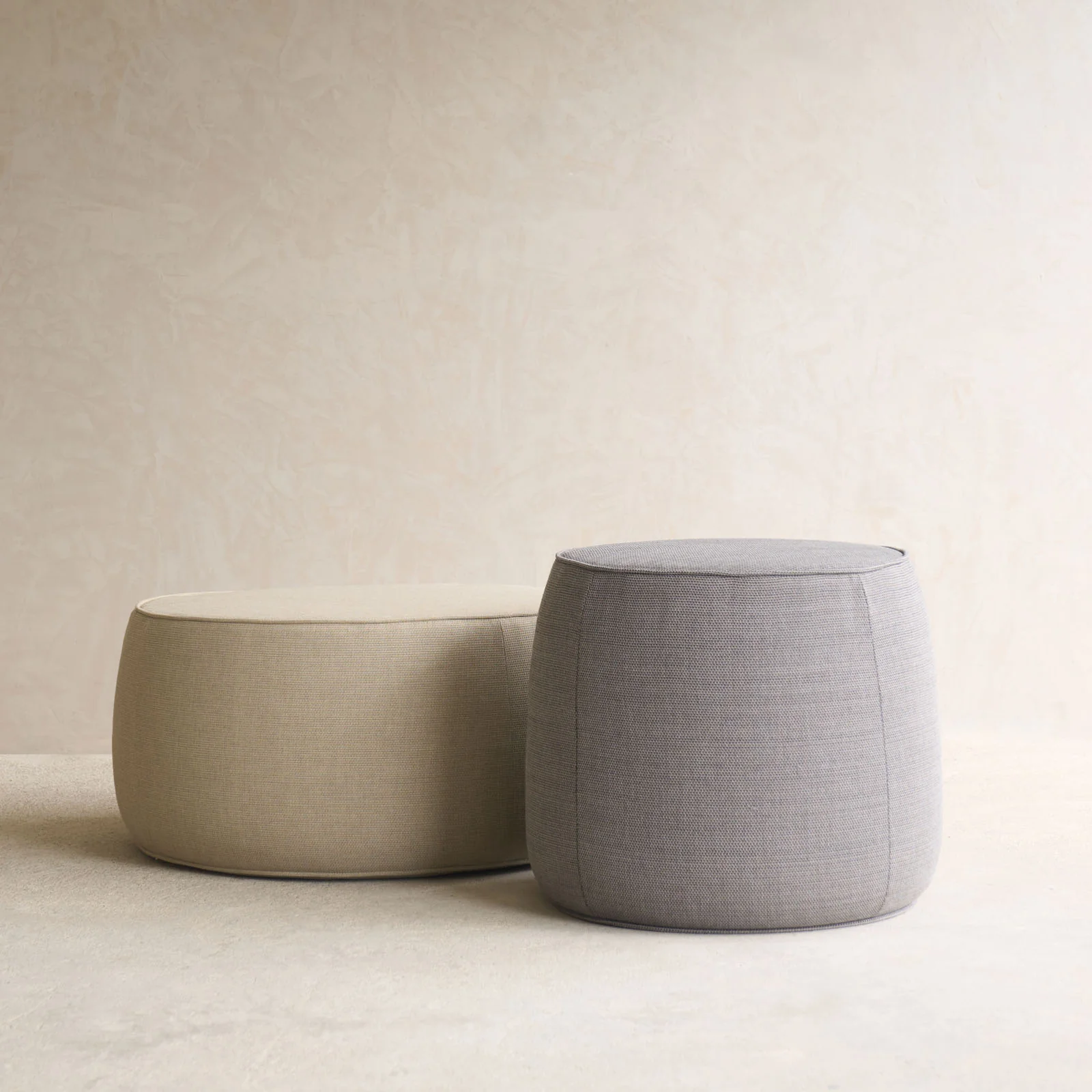 Irena Outdoor Pouf | Small - Charcoal (50cm) - Image 4