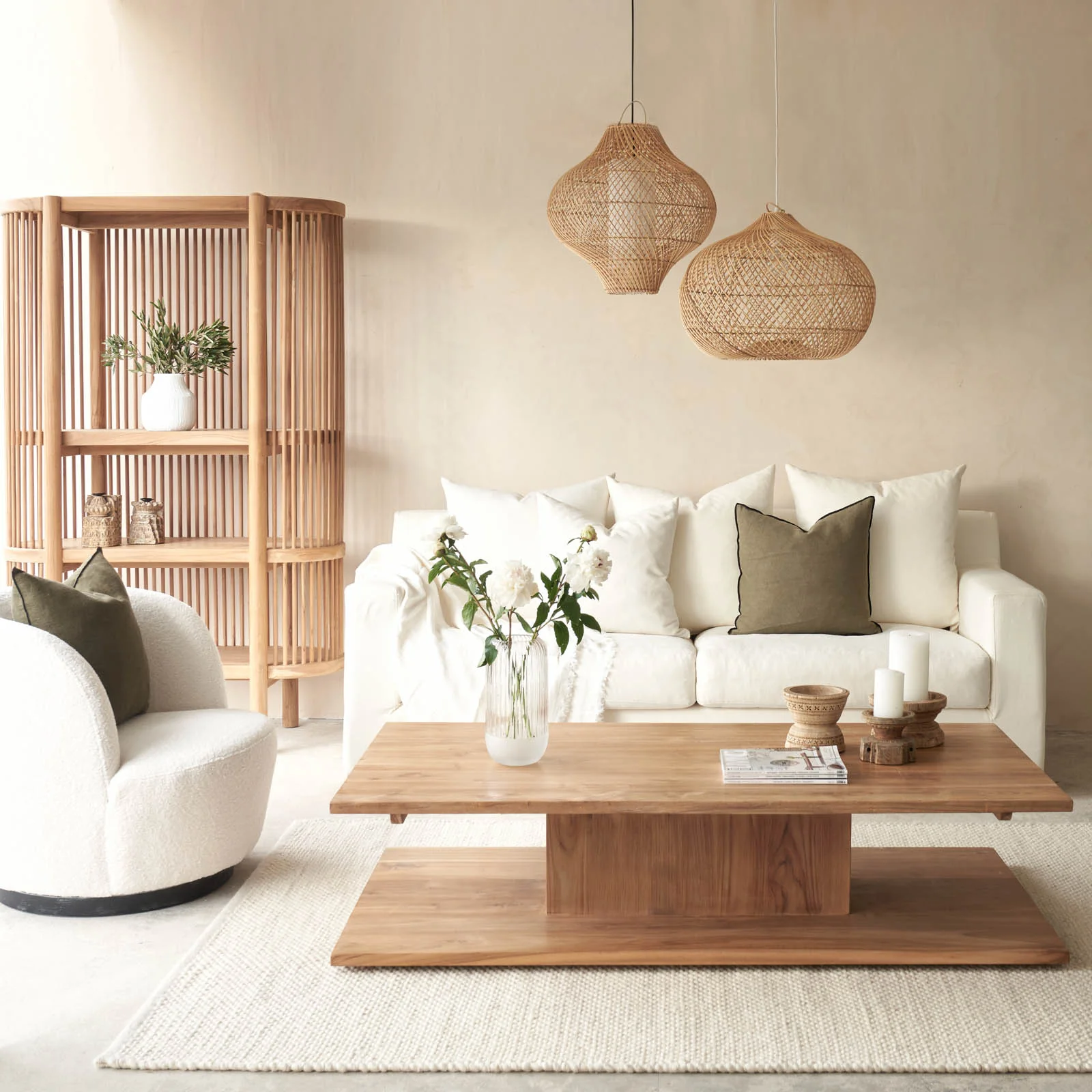 Irwin Coffee Table | Teak (160cm) - Image 3