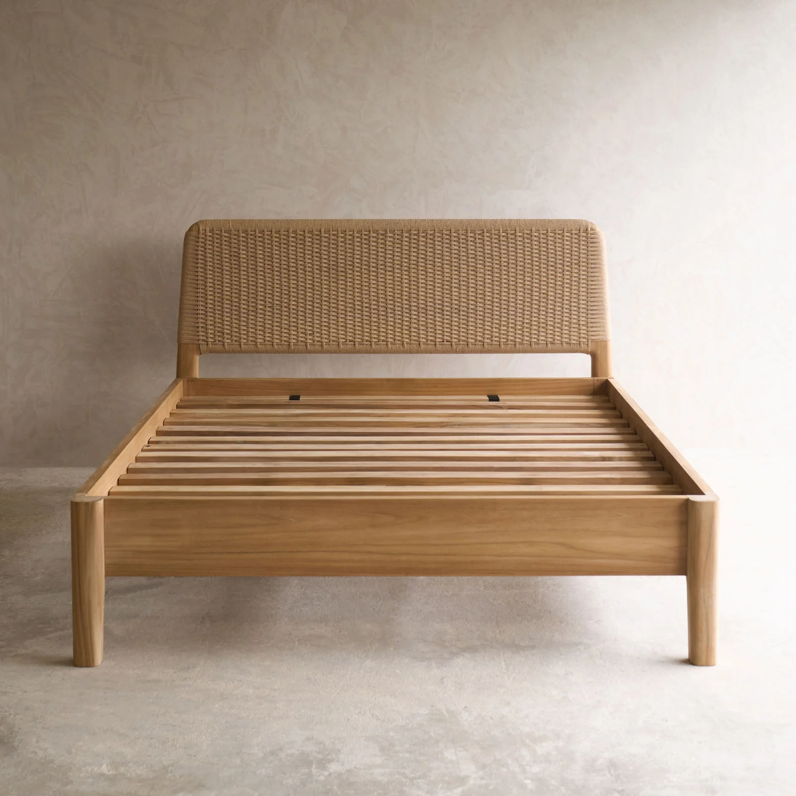 Isla Bed Frame | Teak with Rope - Image 5