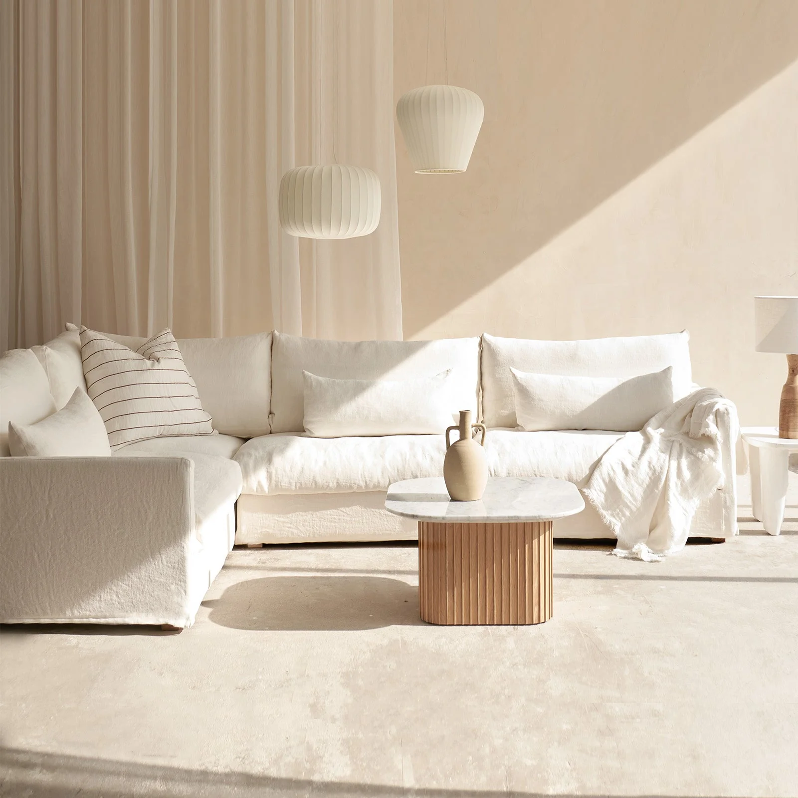 Island Modular Corner Sofa | Bespoke Fabric (320cm) - Image 5