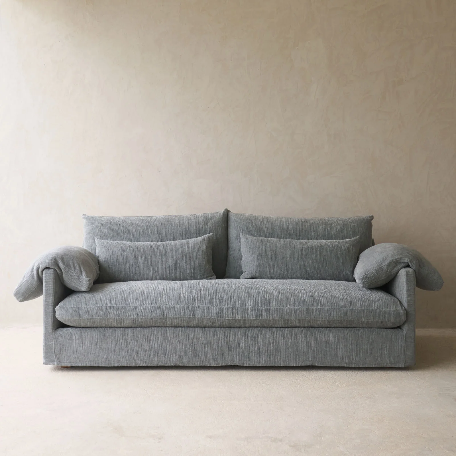 Island Fabric Sofa | Gunmetal - Image 4