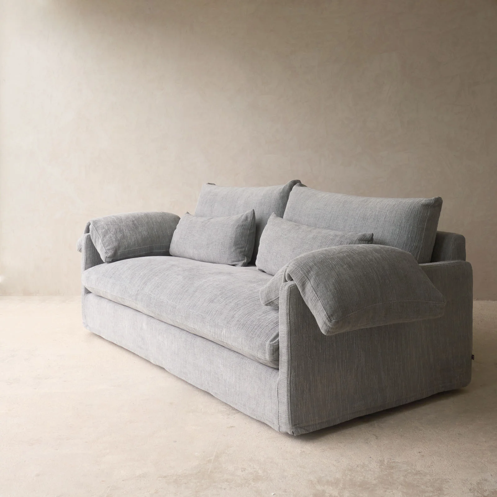 Island Fabric Sofa | Gunmetal - Image 9