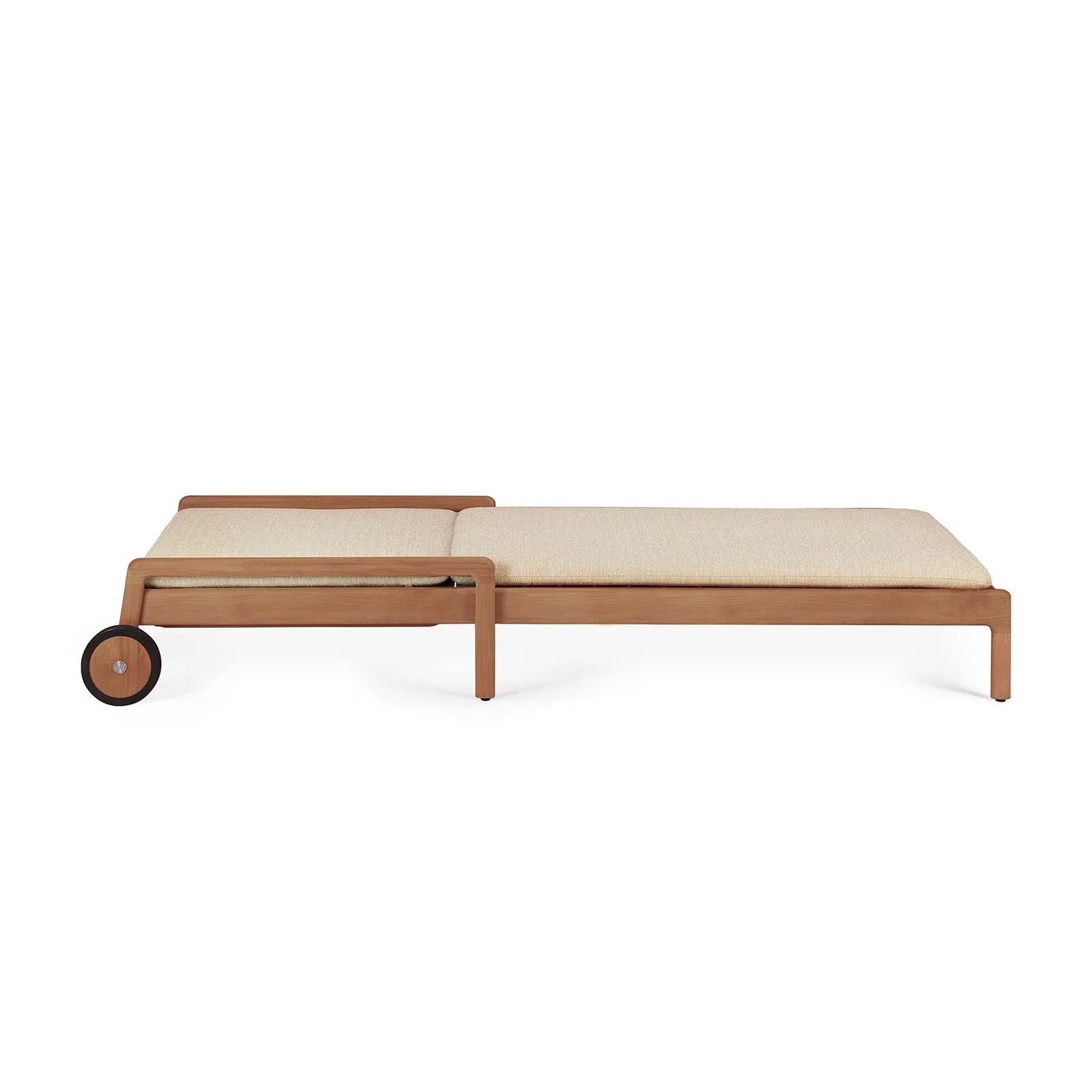 Outdoor Jack Adjustable Lounger | Teak - Natural - Image 7