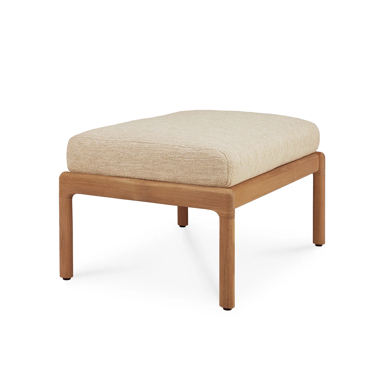Jack Outdoor Foot Stool | Teak - Natural (71cm) - Image 4