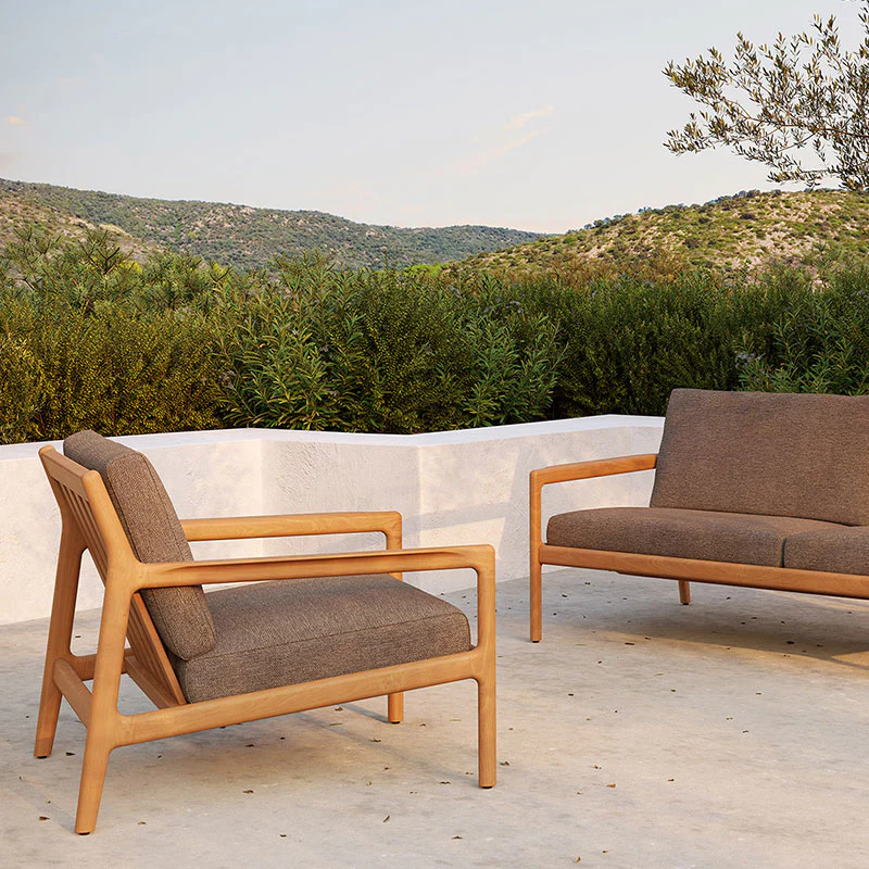 Jack Outdoor Armchair | Mocha (76cm) - Image 7