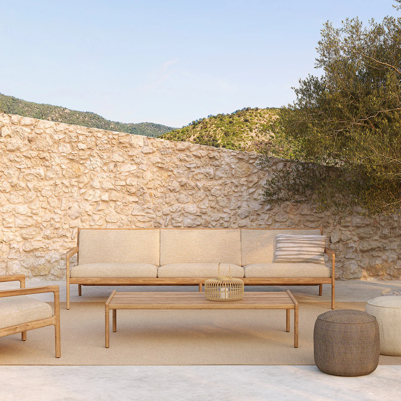 Jack Outdoor Coffee Table | Teak - Image 9